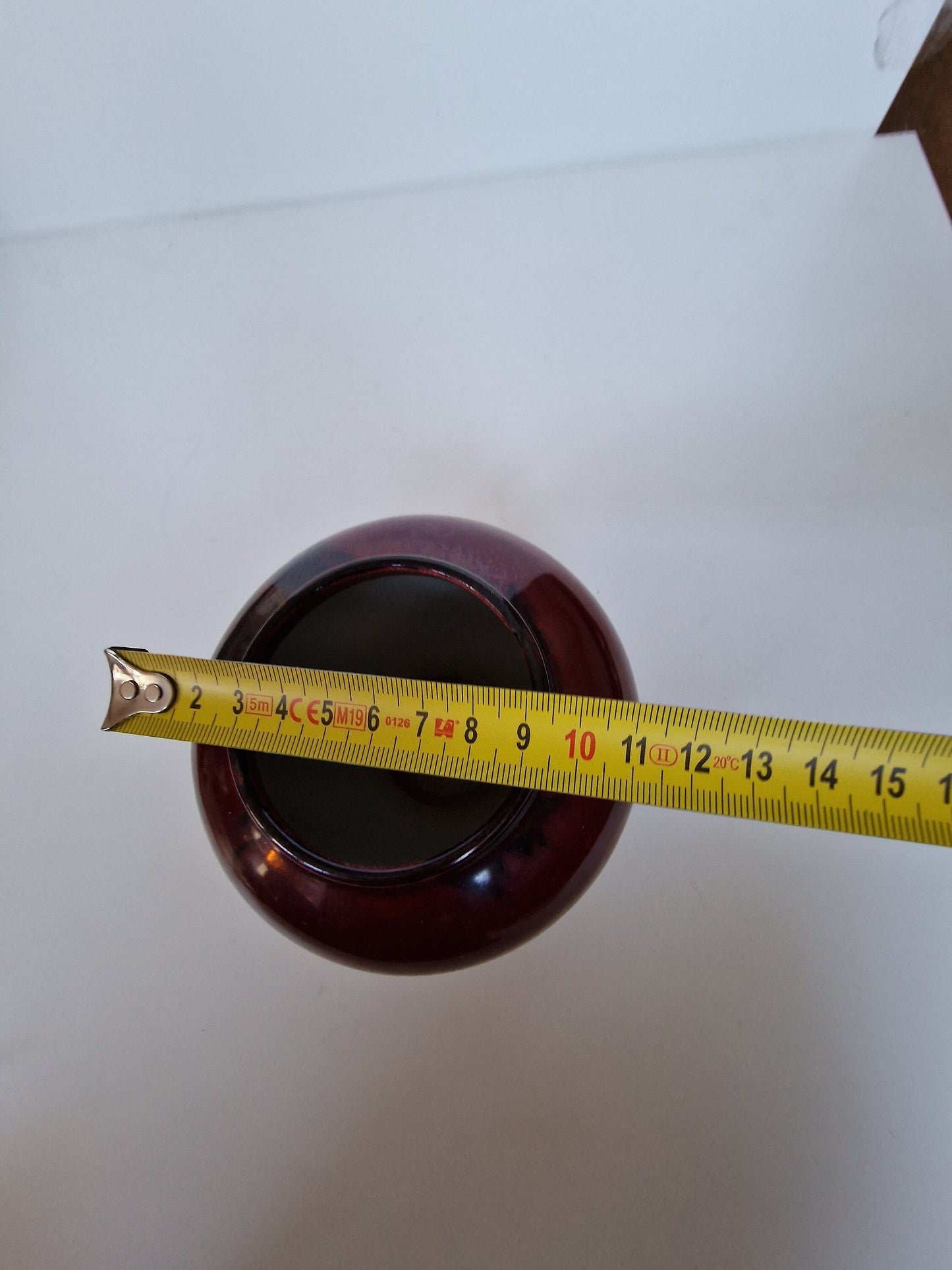 Art Deco Pottery Vase, St. Lukas Utrecht, Oxblood Red Luster Glaze