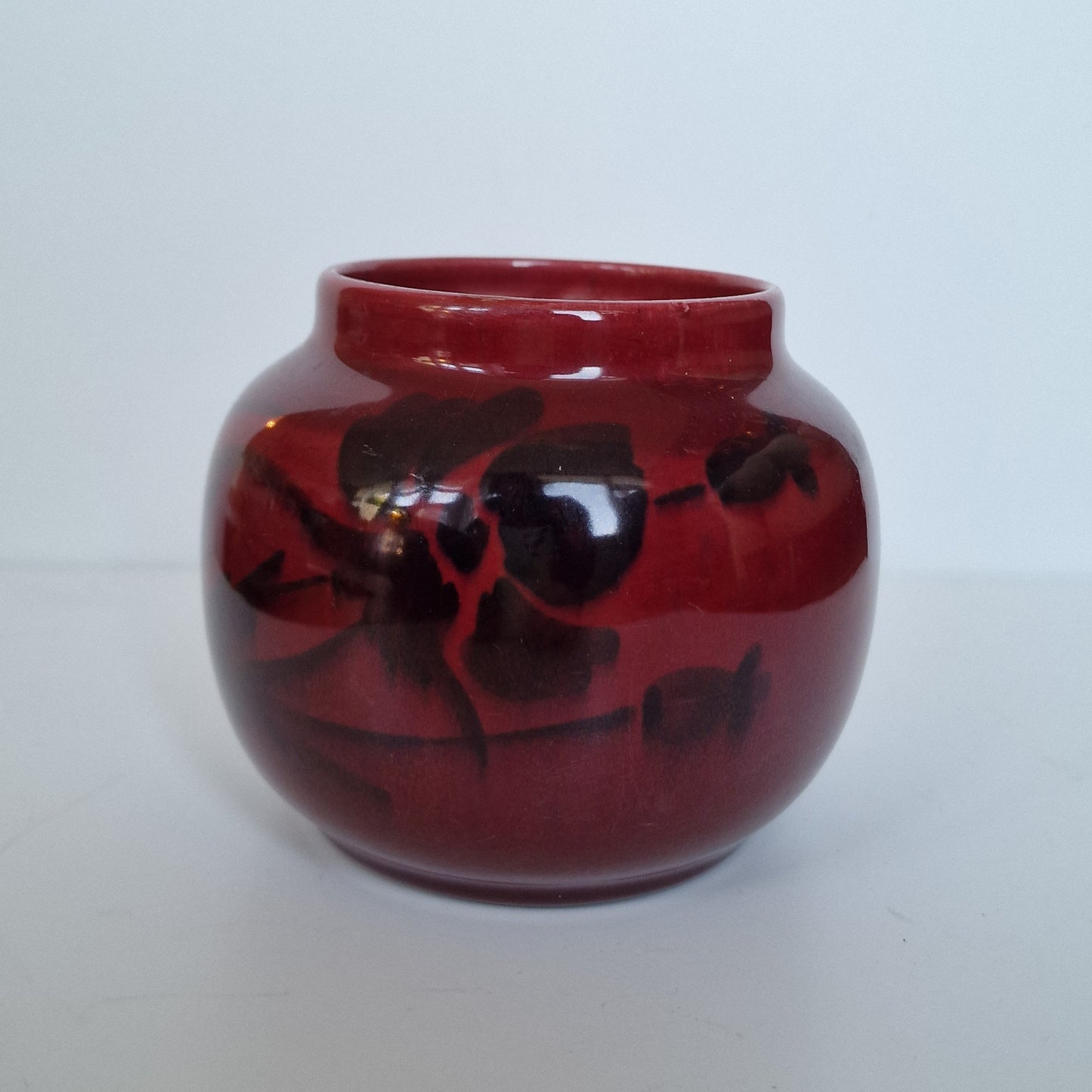 Art Nouveau Pottery Vase, St. Lukas Utrecht, Ox Blood Luster Glaze