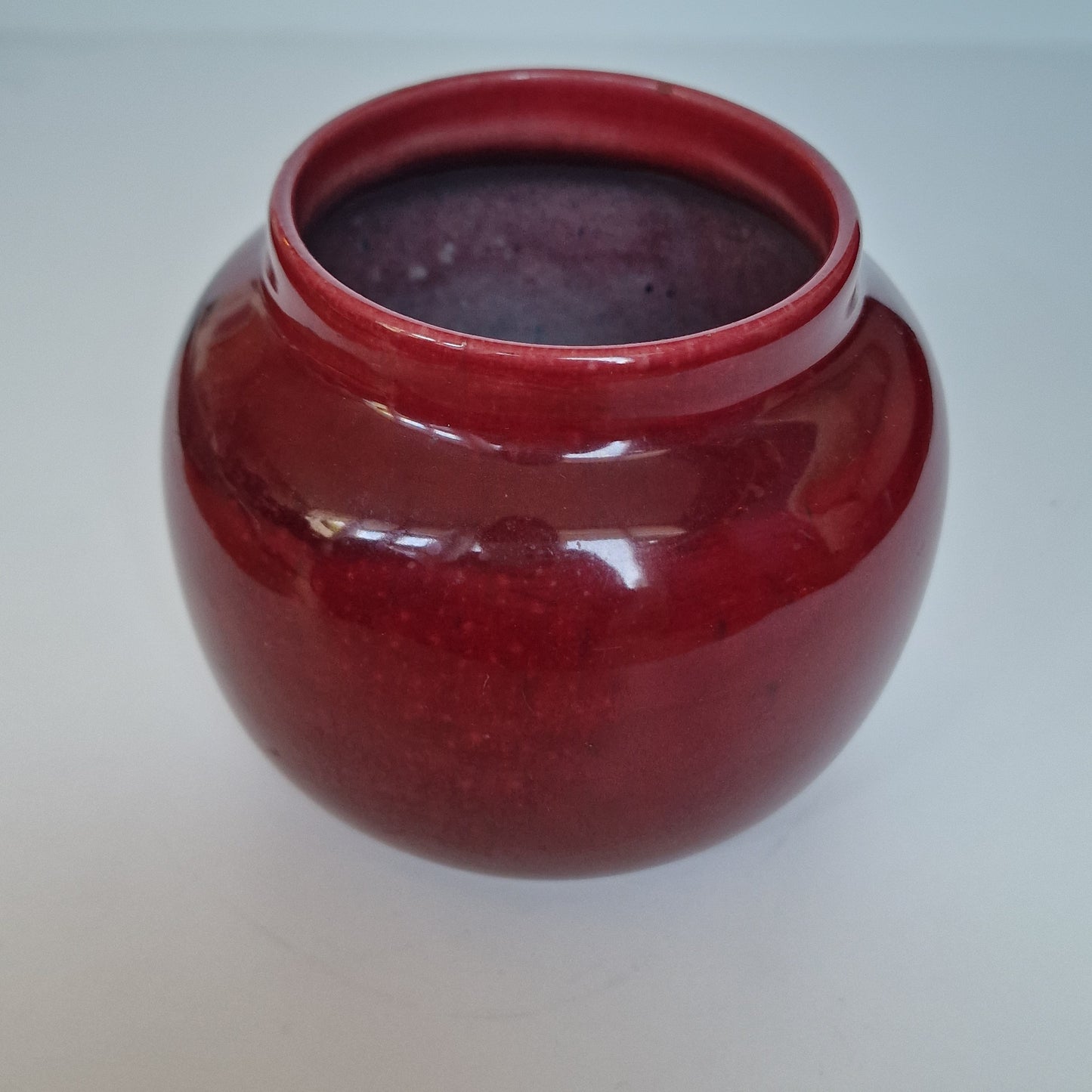 Art Nouveau Pottery Vase, St. Lukas Utrecht, Ox Blood Luster Glaze