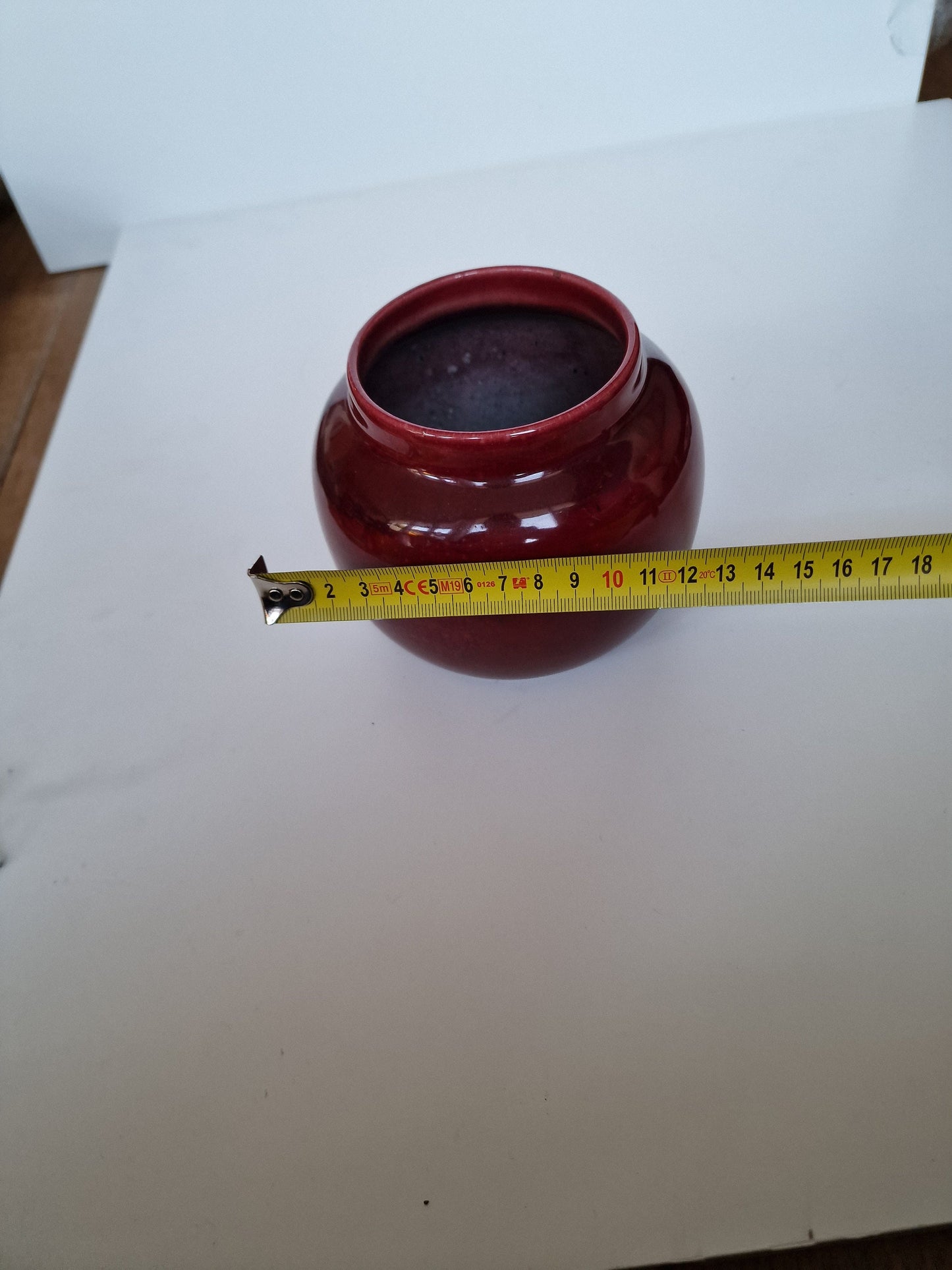 Art Nouveau Pottery Vase, St. Lukas Utrecht, Ox Blood Luster Glaze