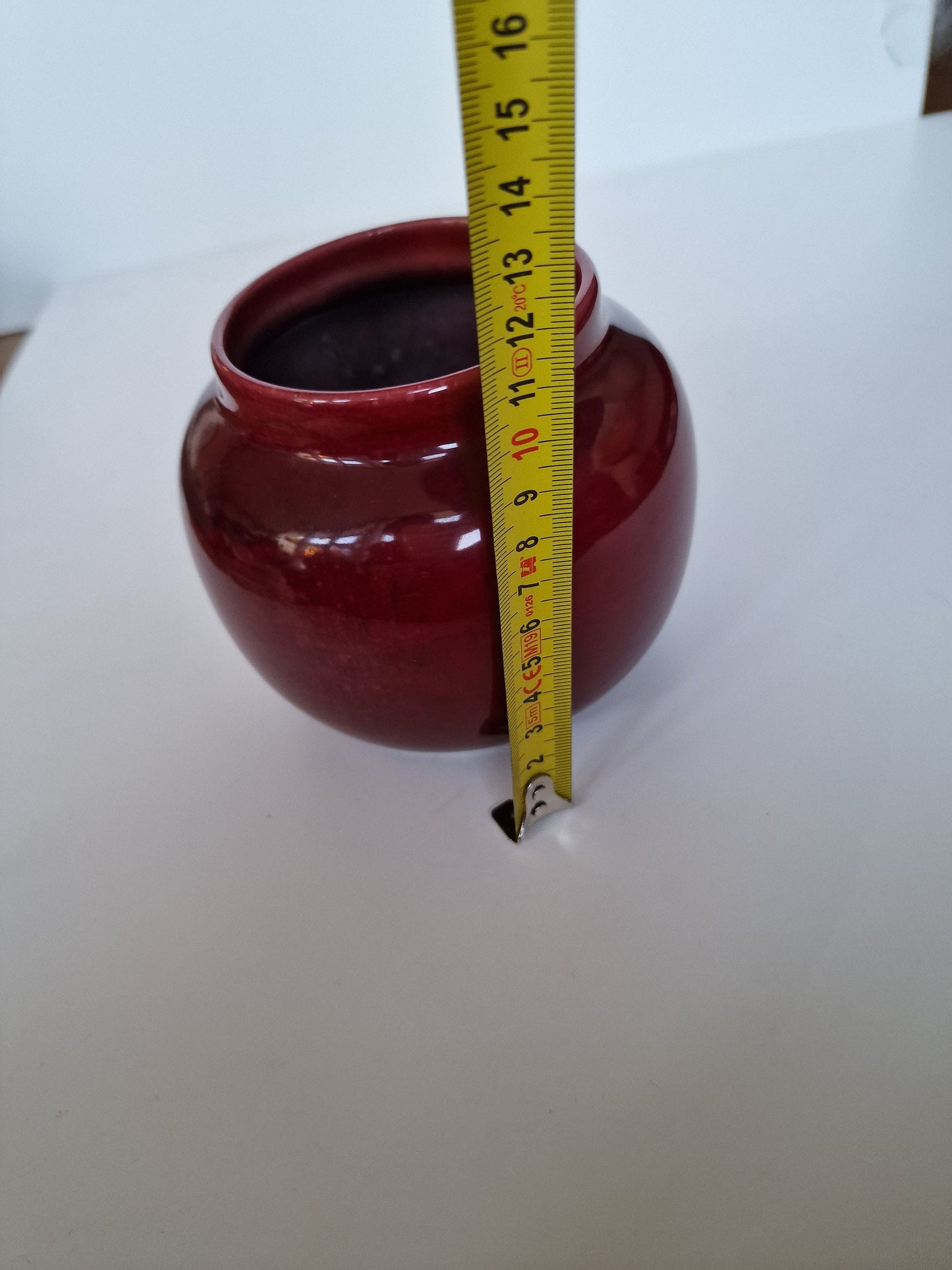 Art Nouveau Pottery Vase, St. Lukas Utrecht, Ox Blood Luster Glaze