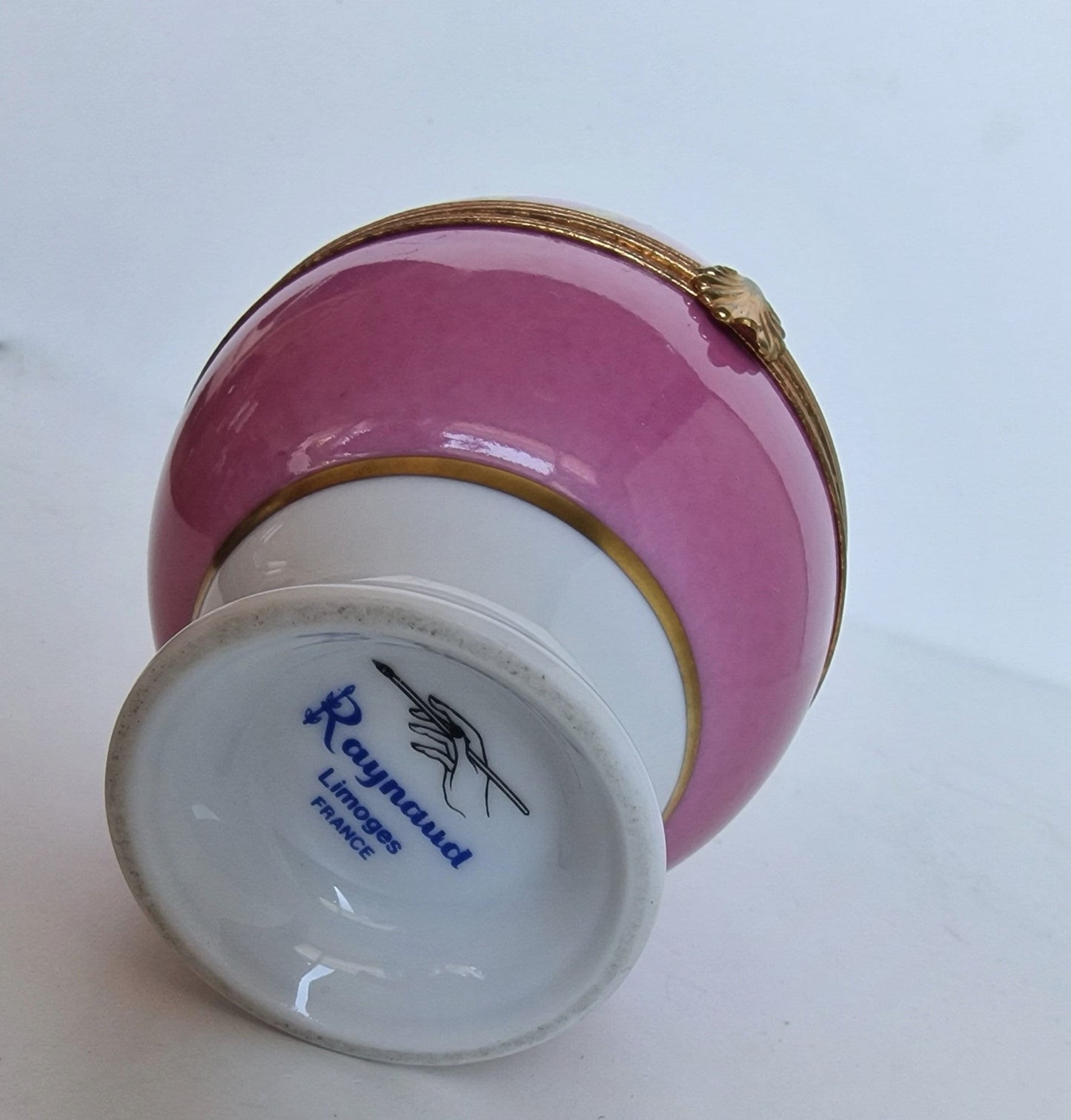 Limoges Raynaud Faberge Egg Box, 24k Gold, Saint Petersburg, Retired Exclusive