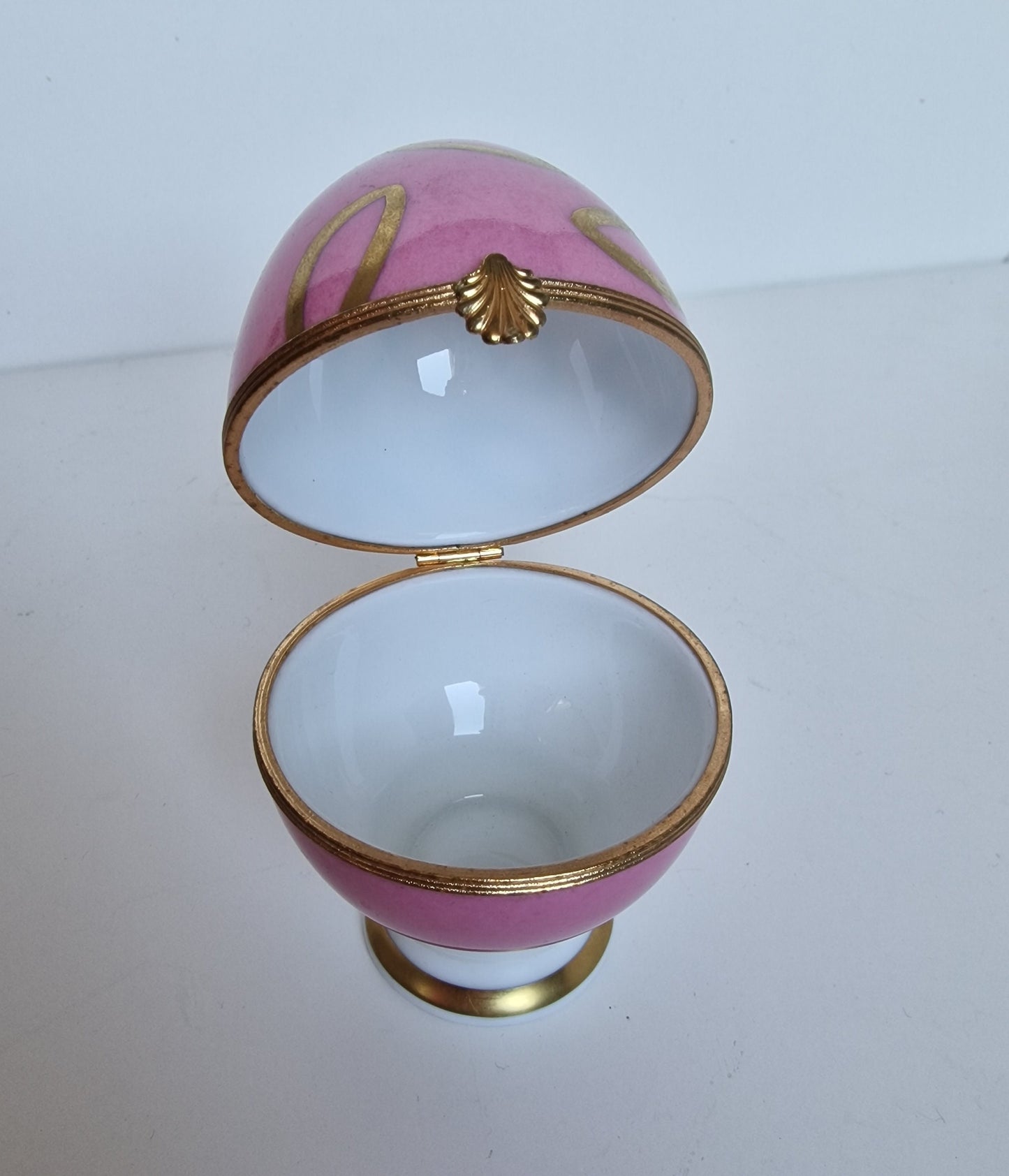 Limoges Raynaud Faberge Egg Box, 24k Gold, Saint Petersburg, Retired Exclusive
