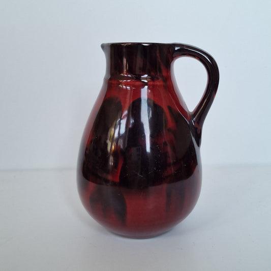 Art Nouveau Pottery Vase, St. Lukas Utrecht, Oxblood Luster Glaze