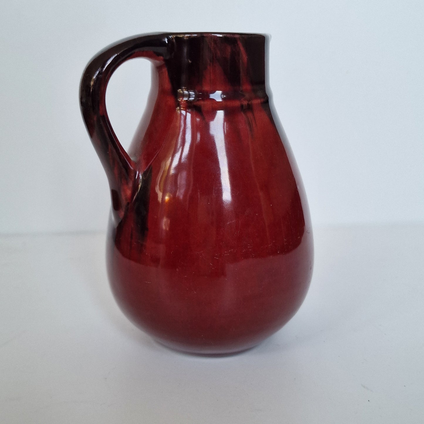 Art Nouveau Pottery Vase, St. Lukas Utrecht, Oxblood Luster Glaze