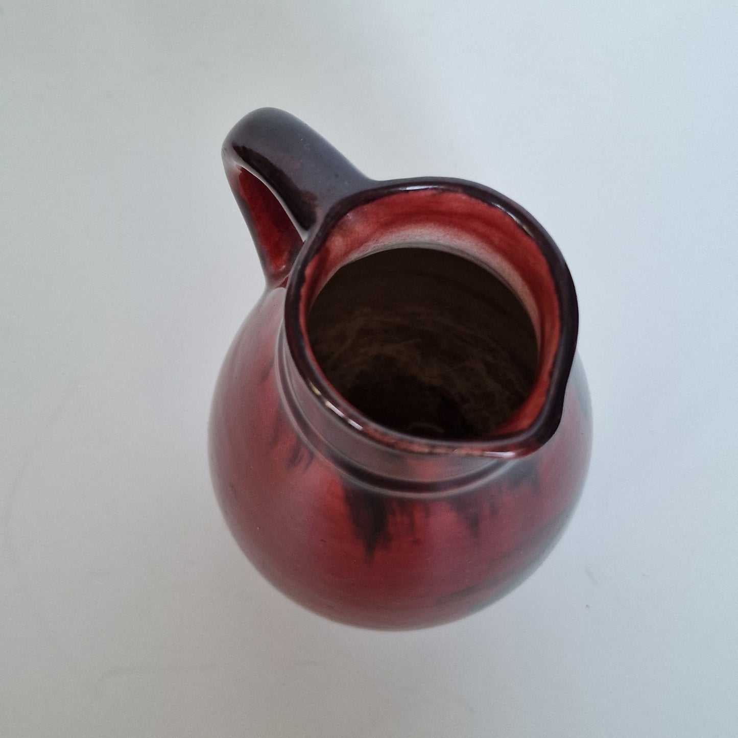 Art Nouveau Pottery Vase, St. Lukas Utrecht, Oxblood Luster Glaze