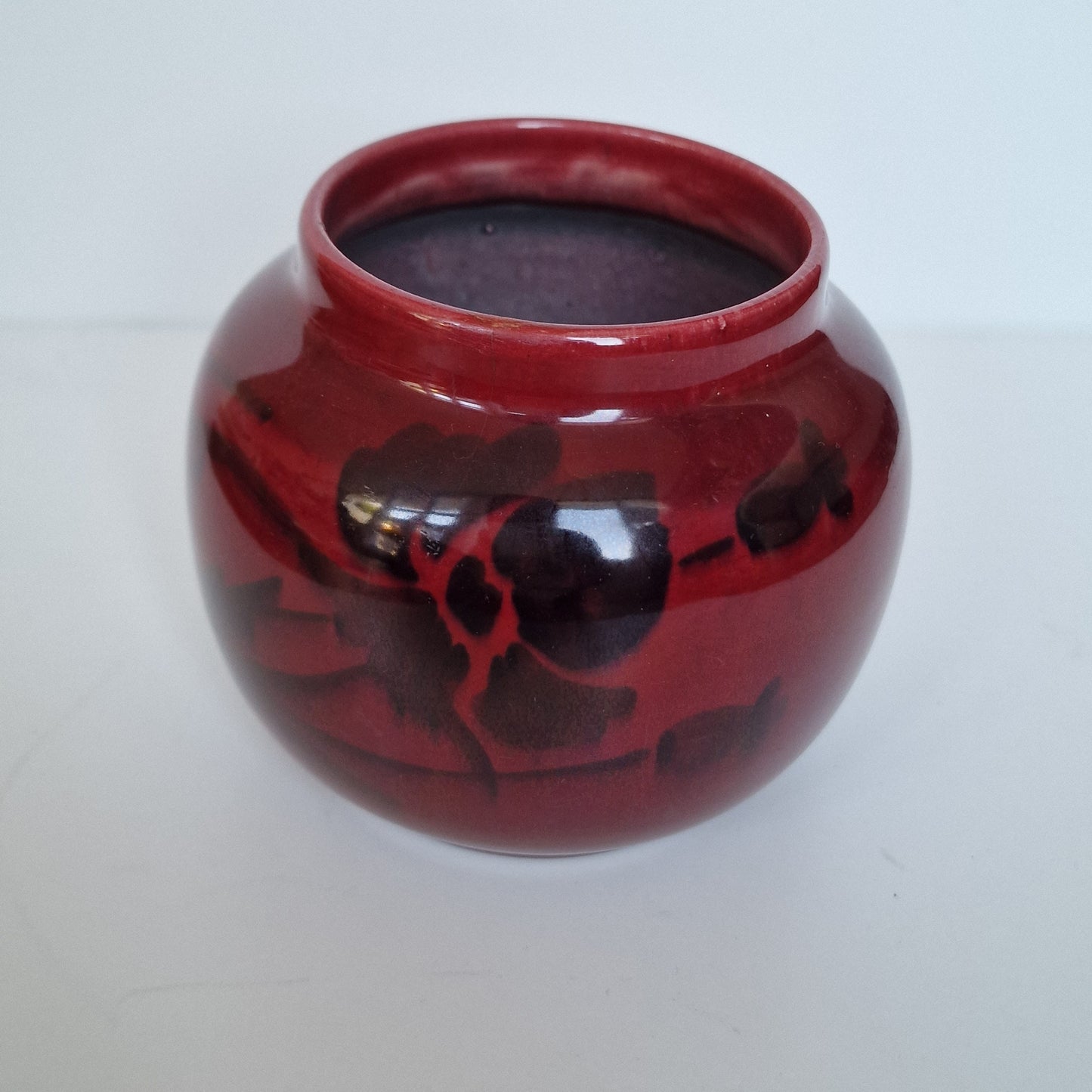 Art Nouveau Pottery Vase, St. Lukas Utrecht, Ox Blood Luster Glaze