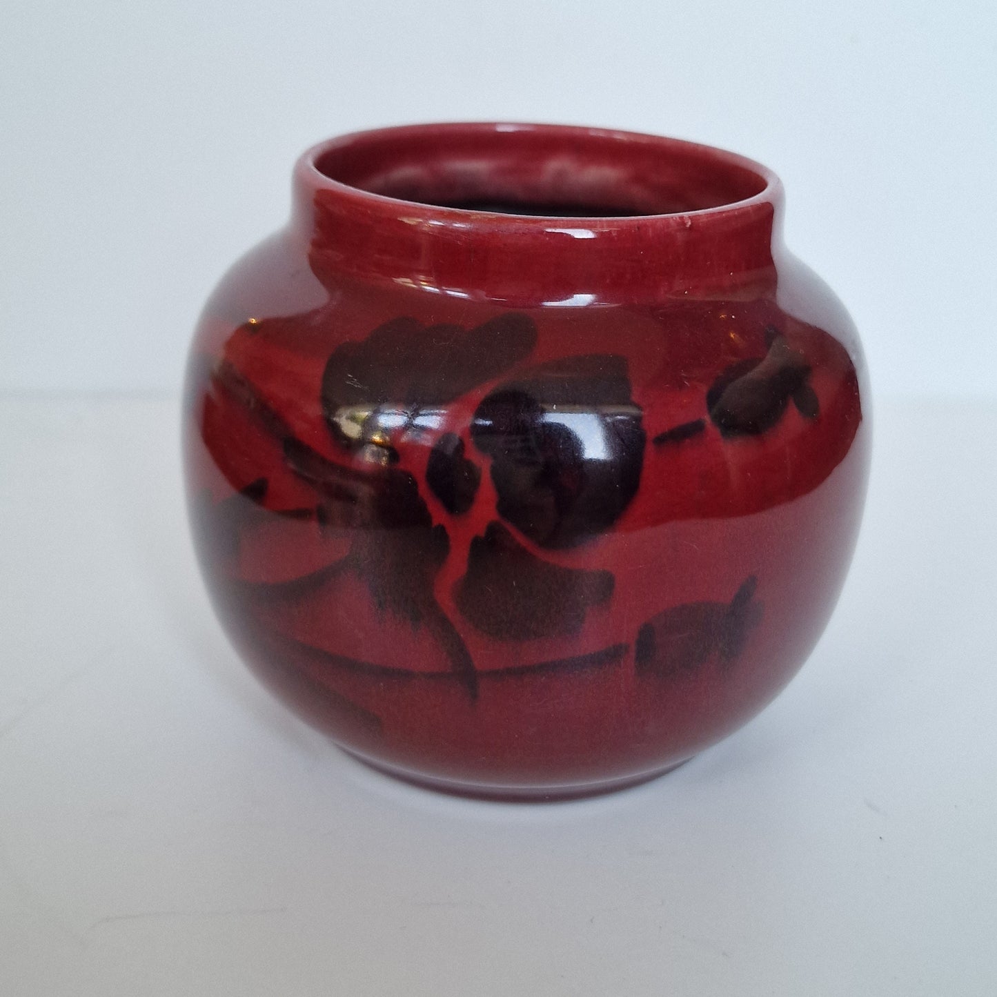 Art Nouveau Pottery Vase, St. Lukas Utrecht, Ox Blood Luster Glaze