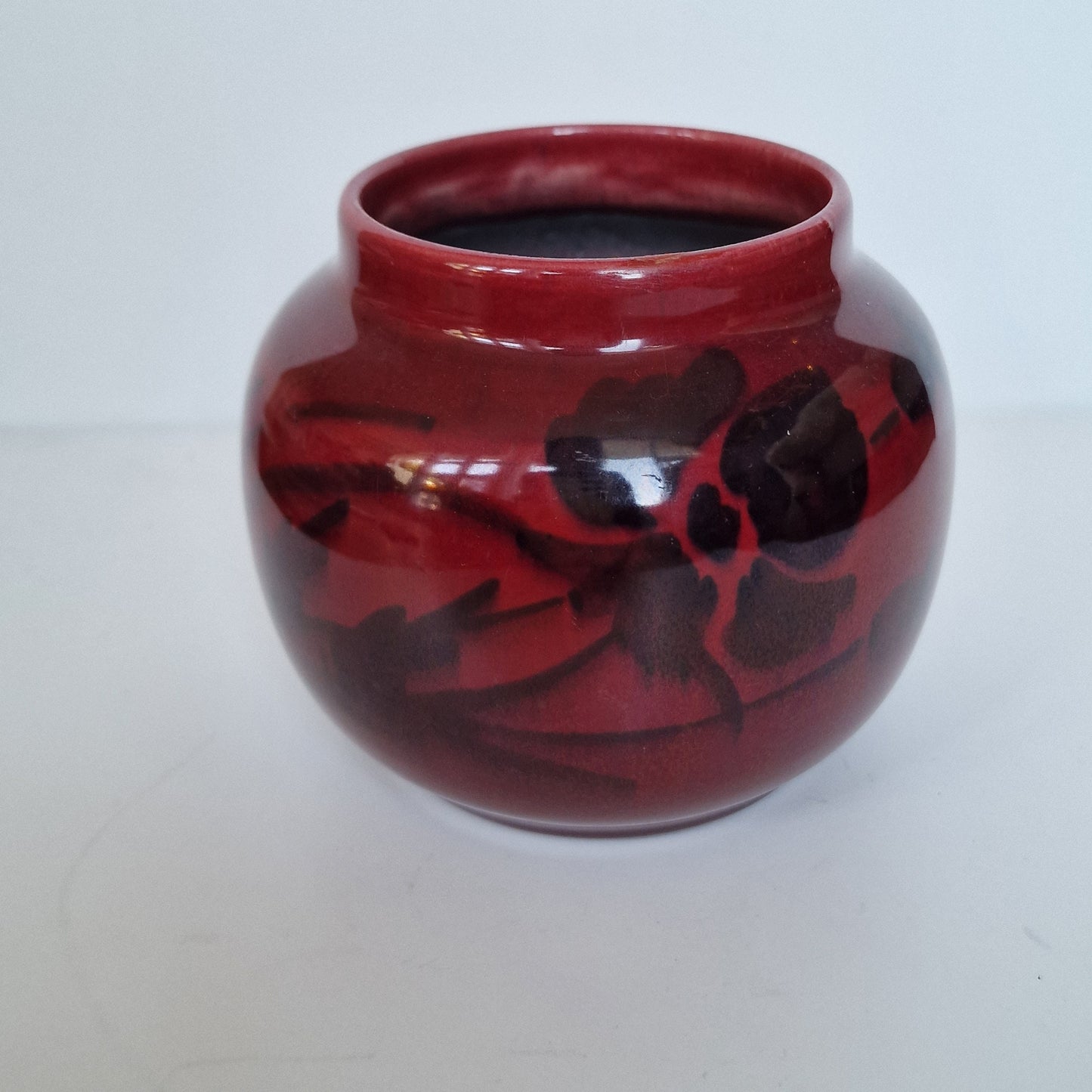 Art Nouveau Pottery Vase, St. Lukas Utrecht, Ox Blood Luster Glaze