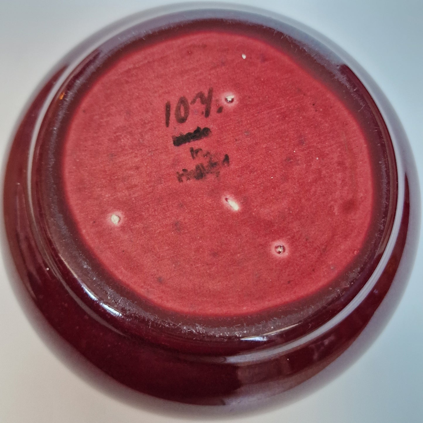 Art Nouveau Pottery Vase, St. Lukas Utrecht, Ox Blood Luster Glaze