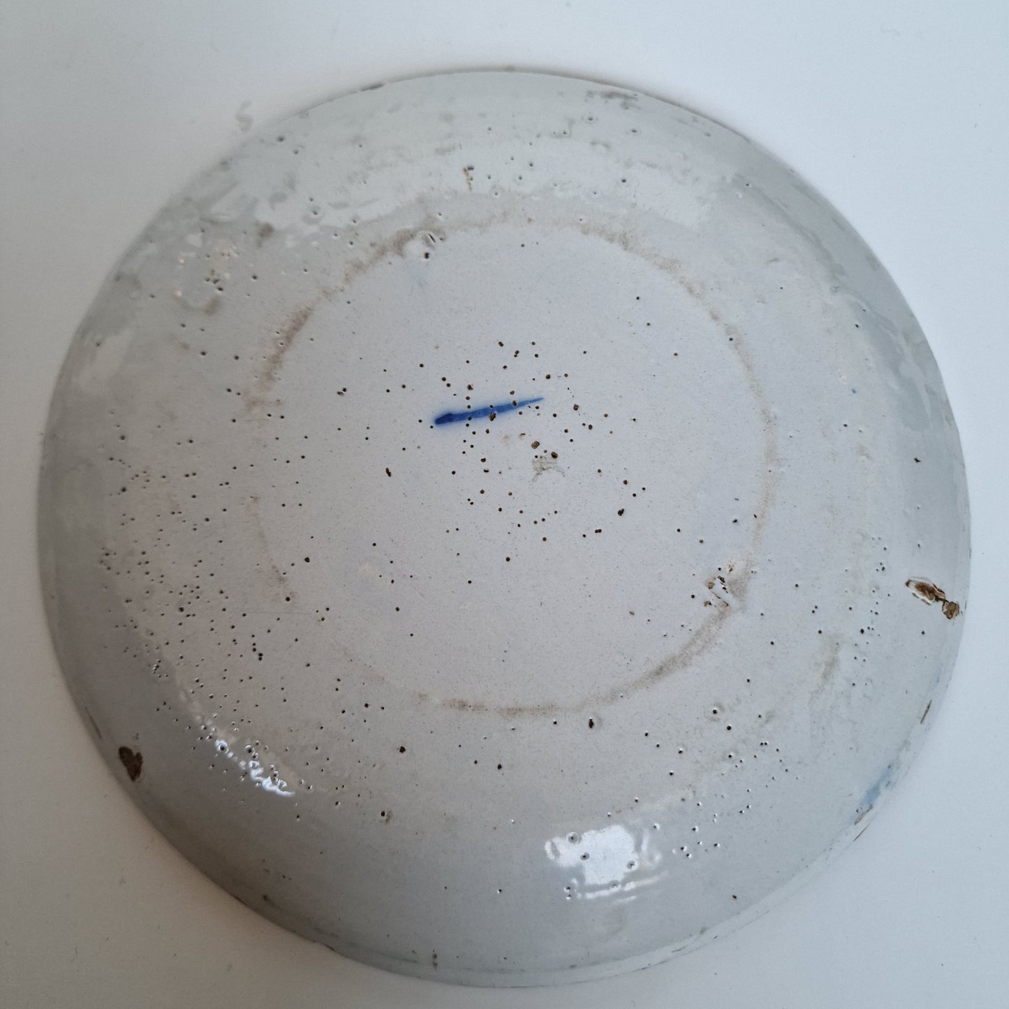 Antique Delft Plates, Handpainted Chinoiserie Decor, 18th Century