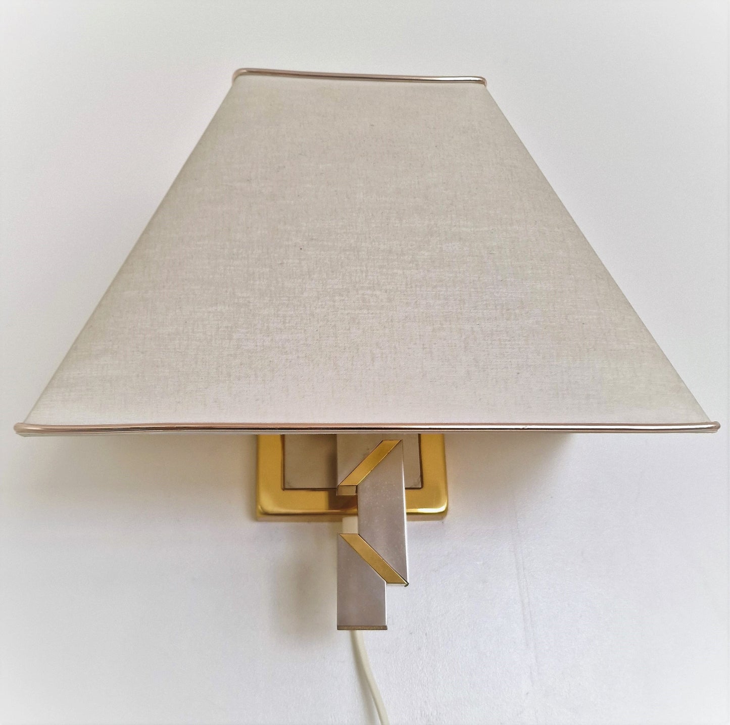 Willy Rizzo style sconce wall lamp, tafellamp, Hollywood regency walllamp Italian Design lamp