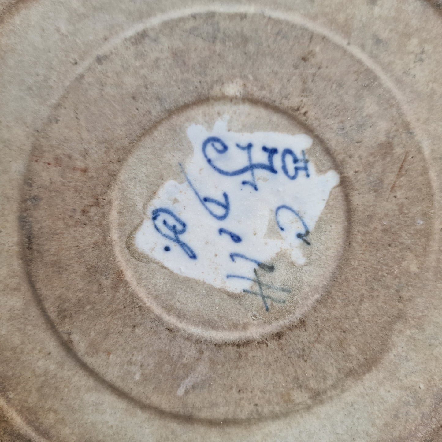Rare Royal Delft Hand-Painted Tile, Israels 1881, Antique Pottery