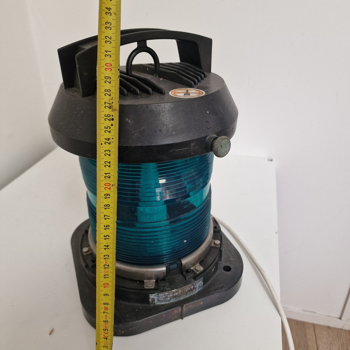 scheepslamp, nautisch origineel sein licht, authentiek scheeps signaal licht Rotterdam, stoere mancave
