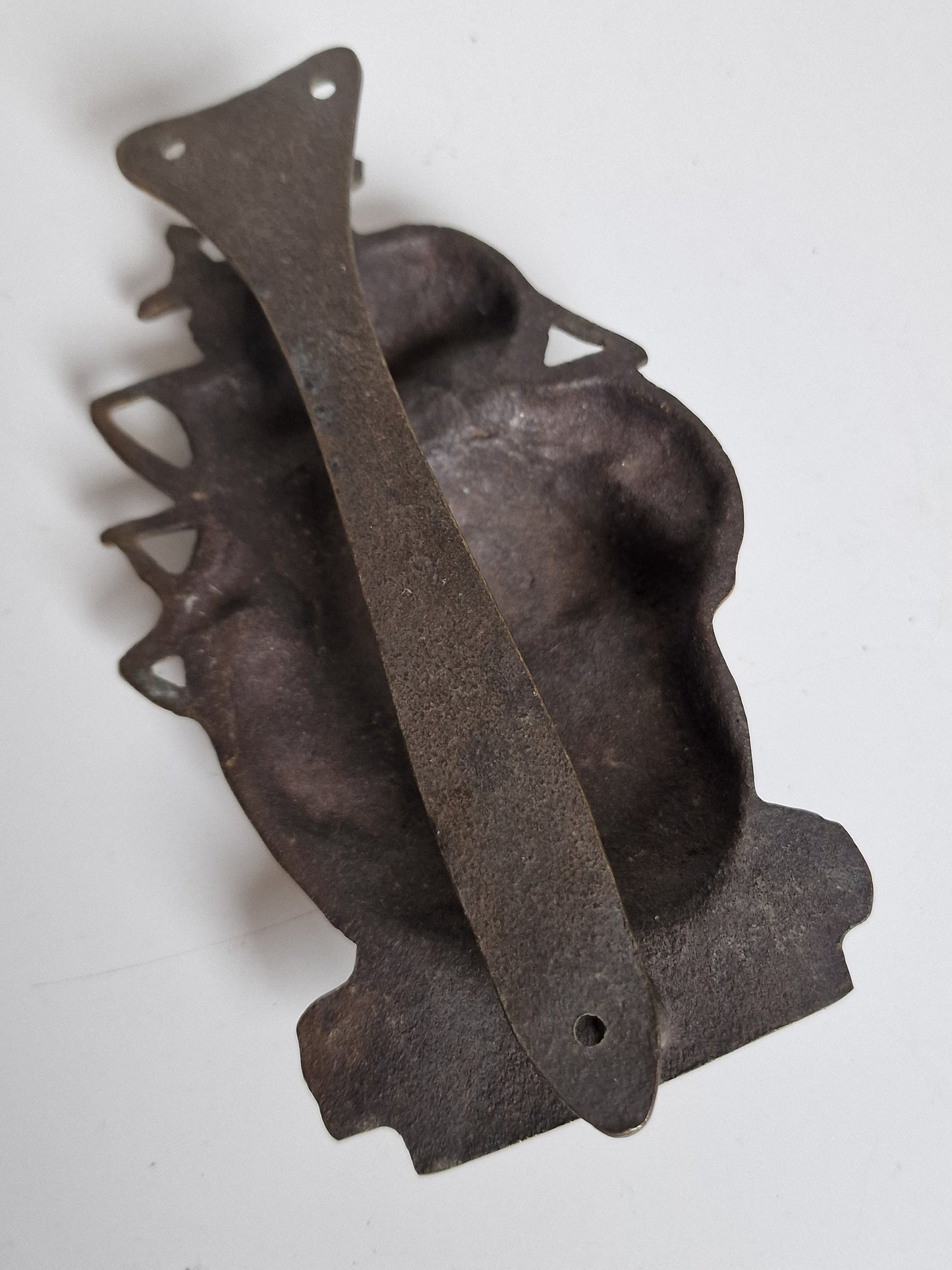 Bronze Galleon Doorknocker - Antique Ship Garden Bell