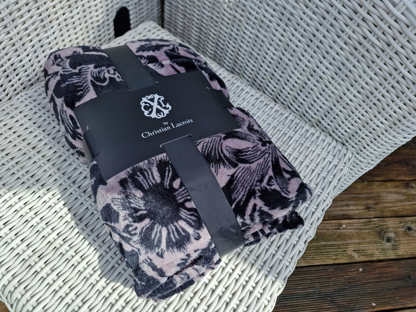 Christian Lacroix Garden Plaid, France Veranda Throw Blanket, 130x160cm
