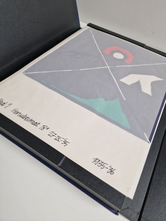 Hans Landsaat Geometric Screenprints, Dutch Modern Art, Signed Limited Edition