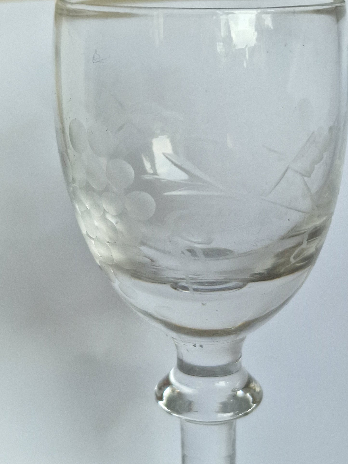 Villeroy & Boch Art Nouveau Decanter Set, Etched Crystal Carafe, Porcelain Tray