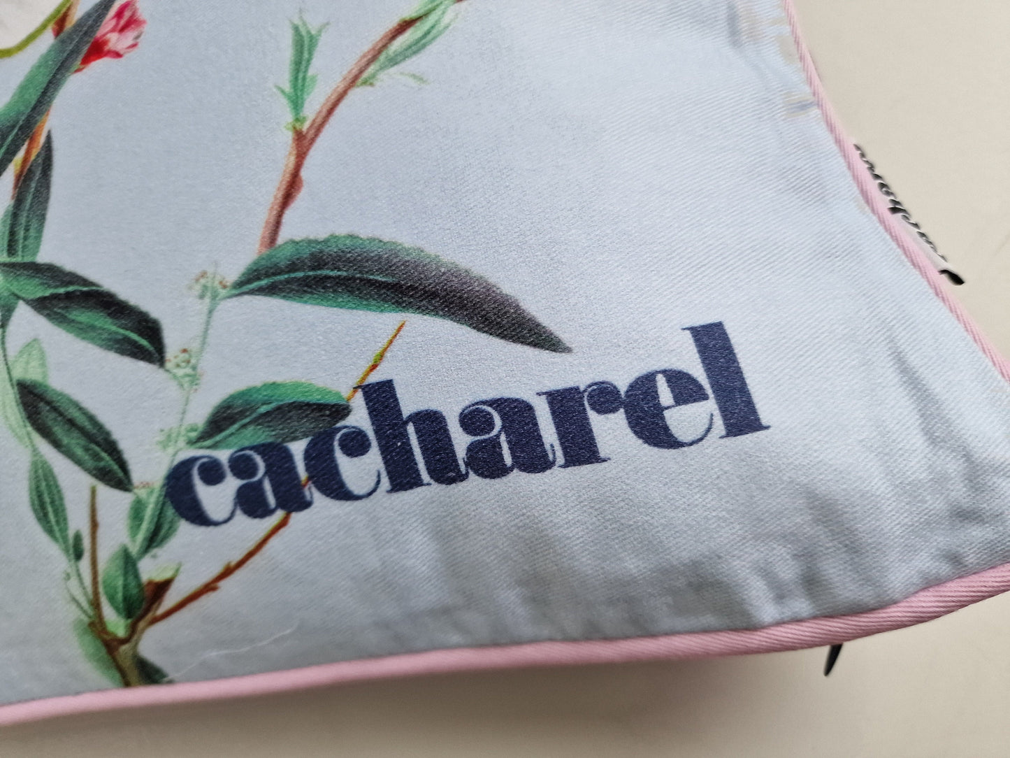 Cacharel Butterfly Pillow, Rectangular Cushion, Floral Design (45x45 cm)