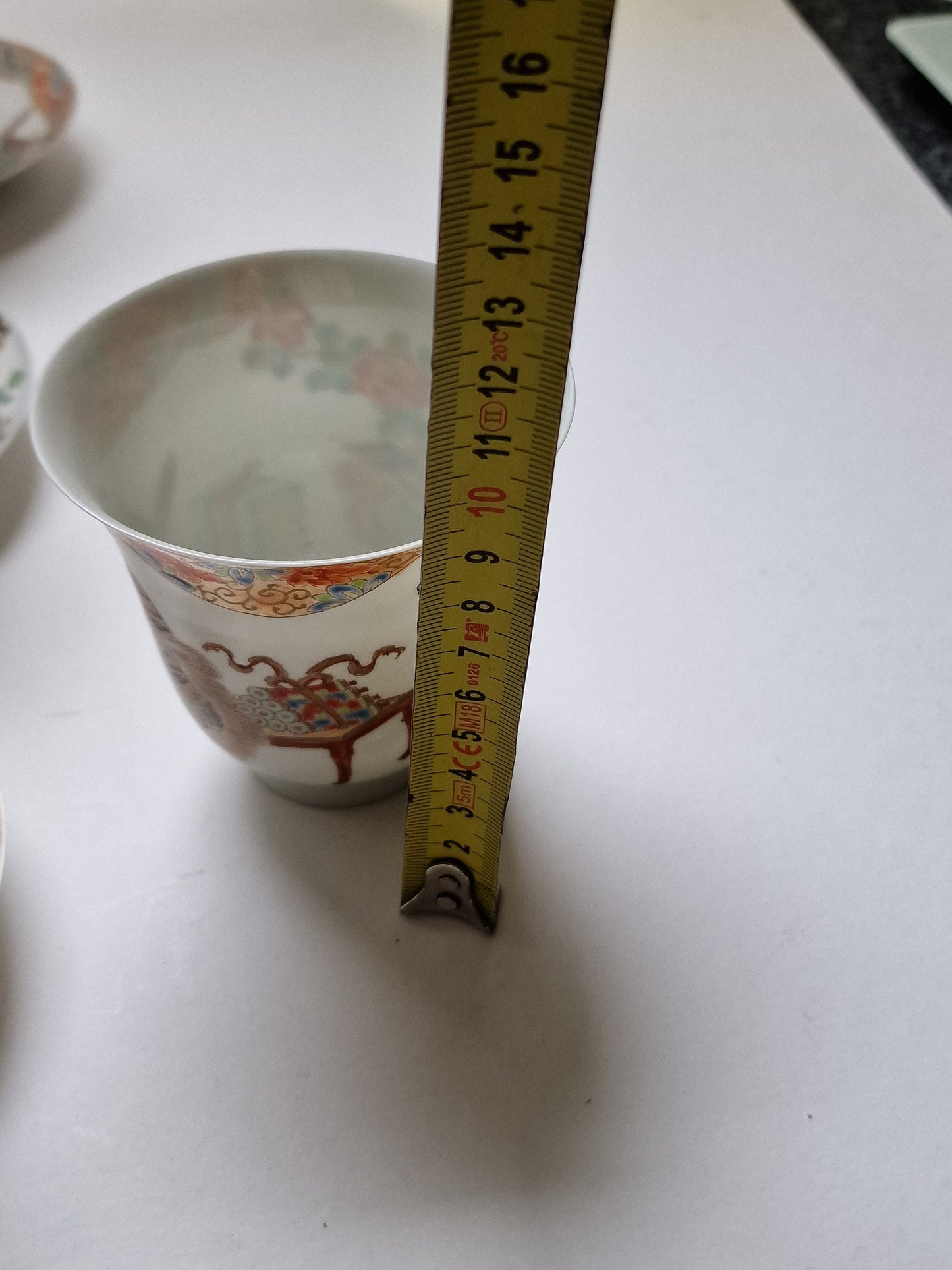 Antique Arita-Zoshuntei Eggshell Porcelain Tea Set, Geisha Design, 19th Century