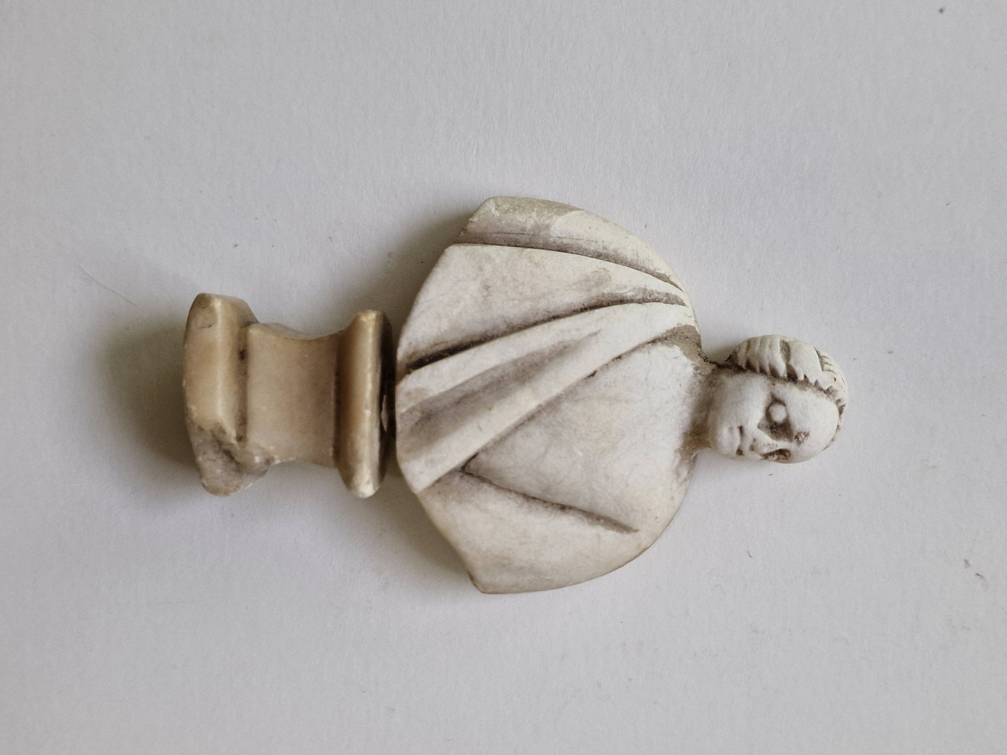 small italian albast stone  figure very old