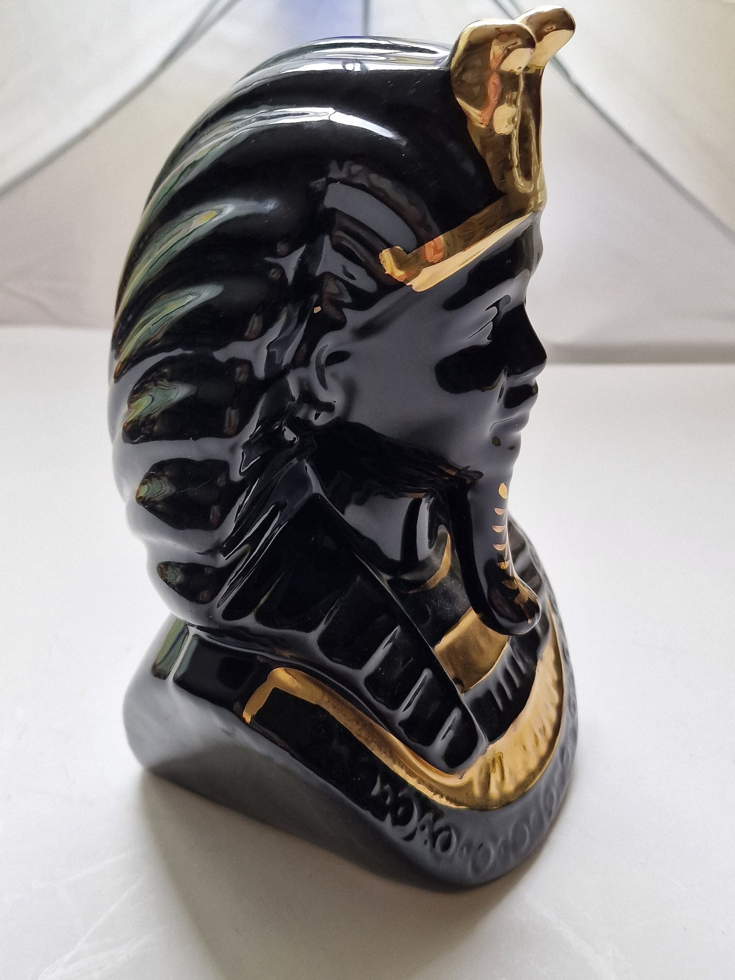 Farao head tretchikoff style eighties retro vintage regency richmond boho '80's luxury, 20 cm
