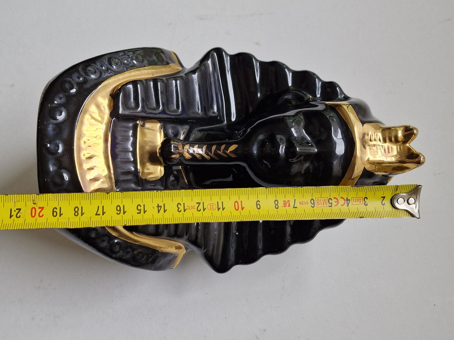 Farao head tretchikoff style eighties retro vintage regency richmond boho '80's luxury, 20 cm
