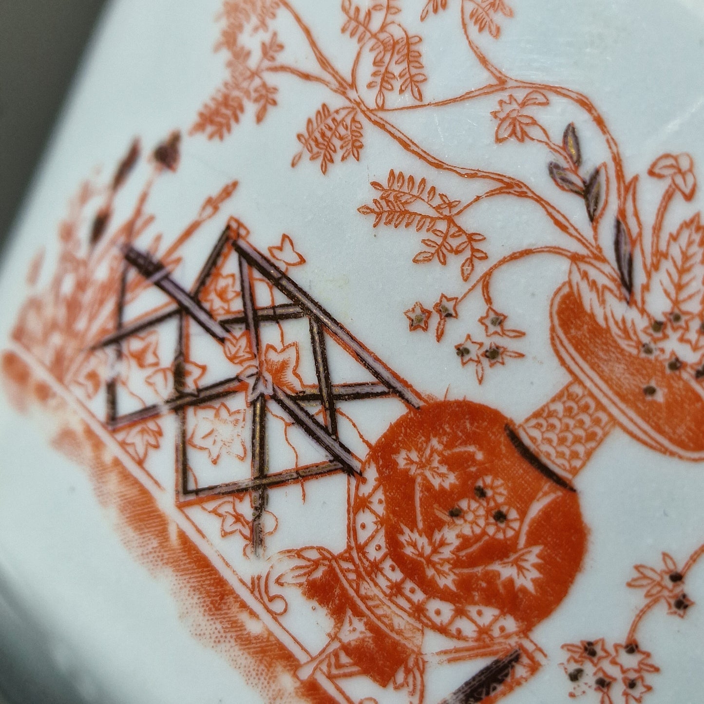 Japanse schaal, ca 1900, transfertechniek meiji
