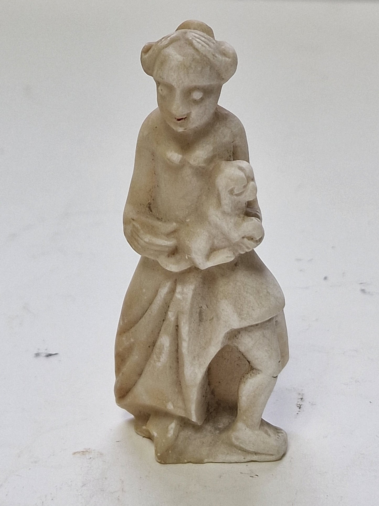 small italian albast stone  figure very old