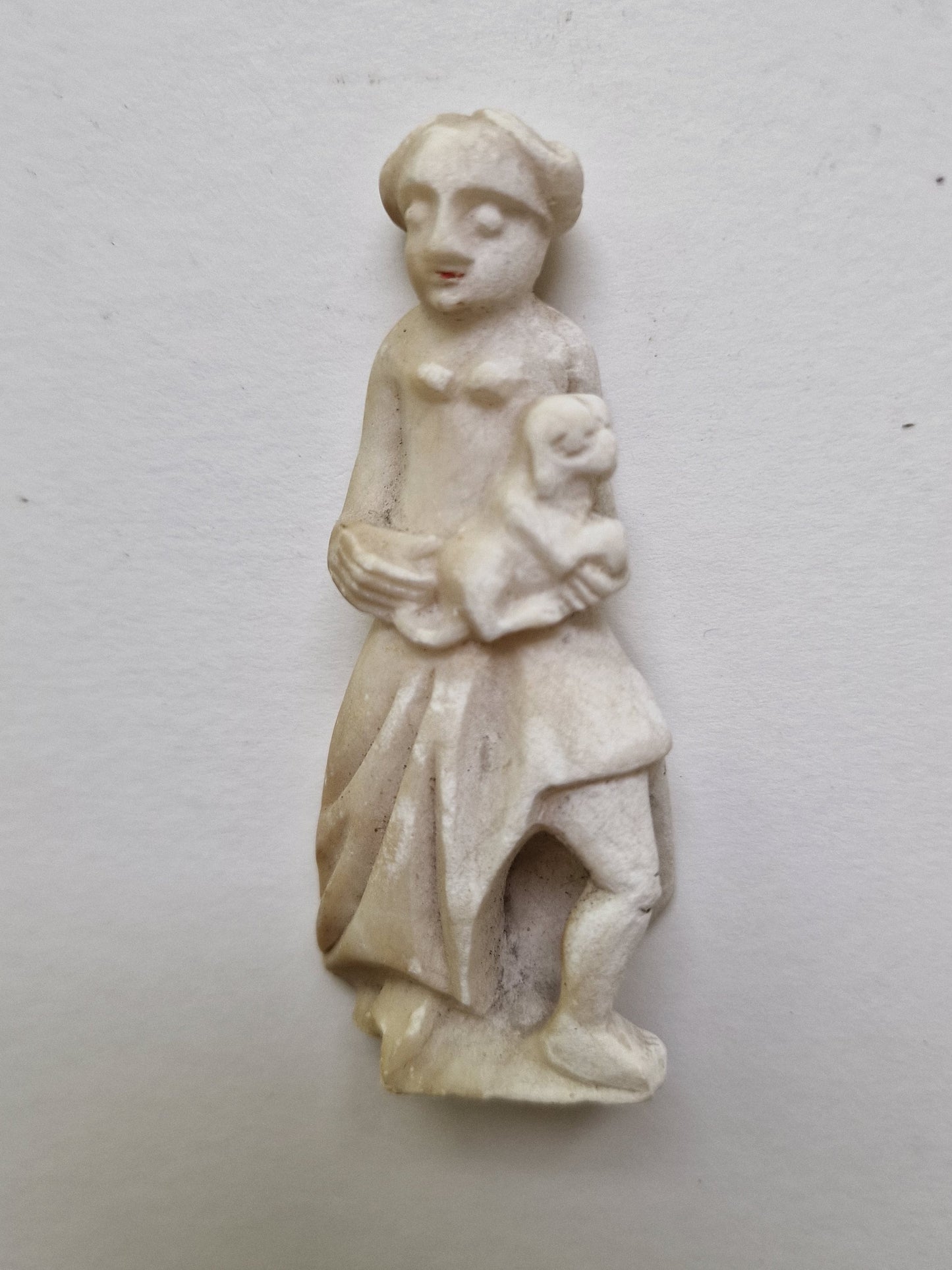 small italian albast stone  figure very old