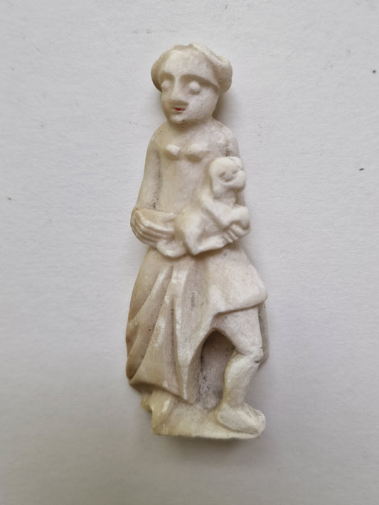 small italian albast stone  figure very old