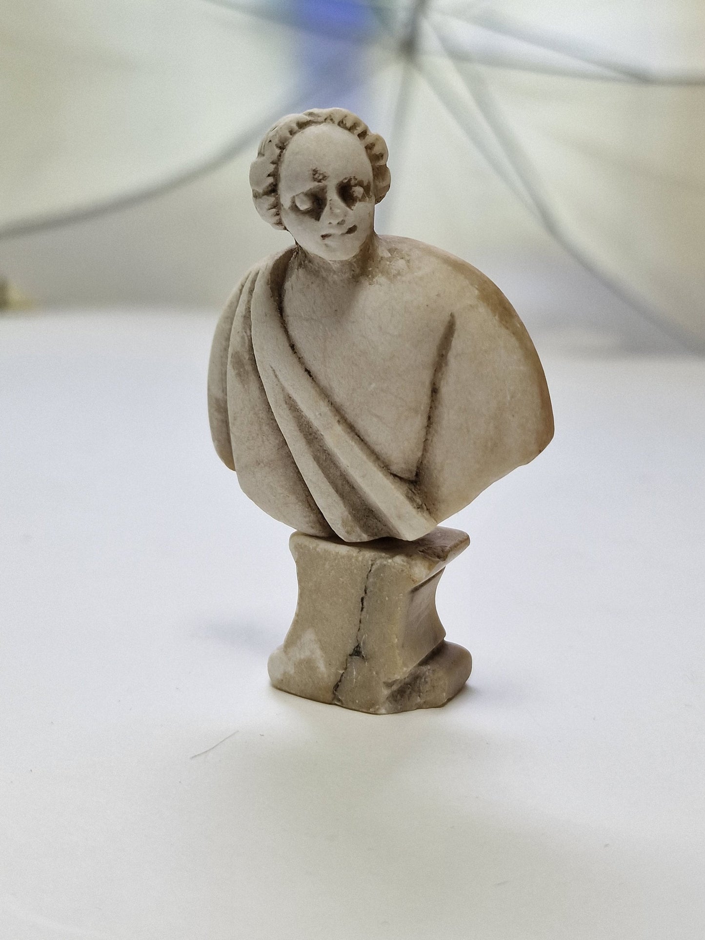 small italian albast stone  figure very old