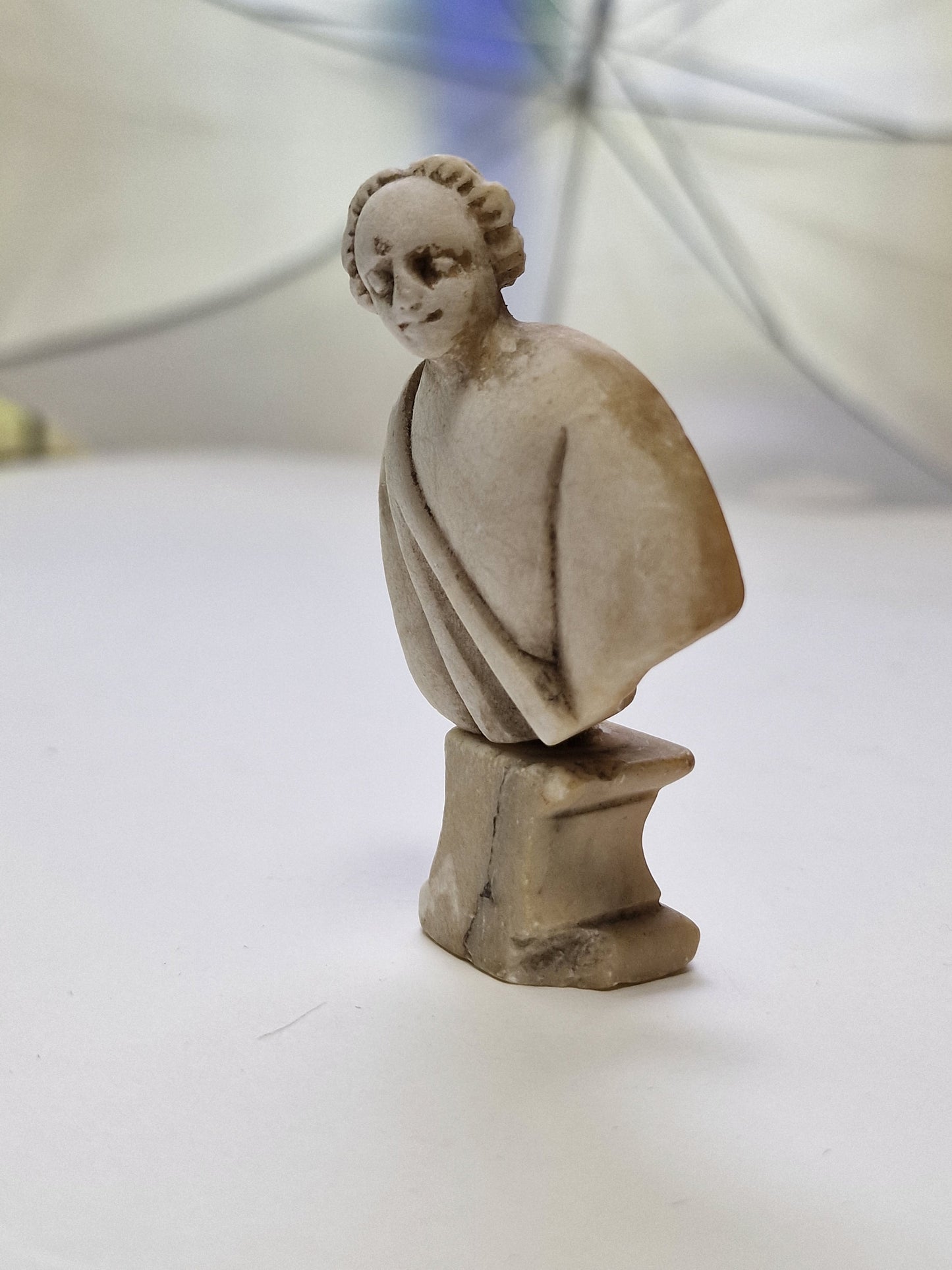 small italian albast stone  figure very old