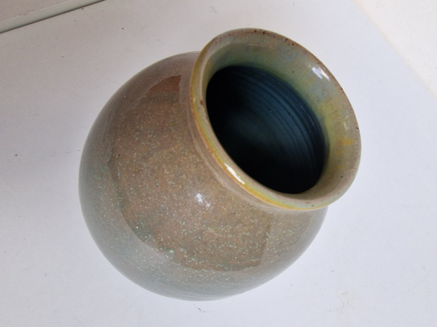 luster glaze art deco Pottery factory Holland, 1920-1930, art nouveau, pot Vase, luster glaze painted mystic colour