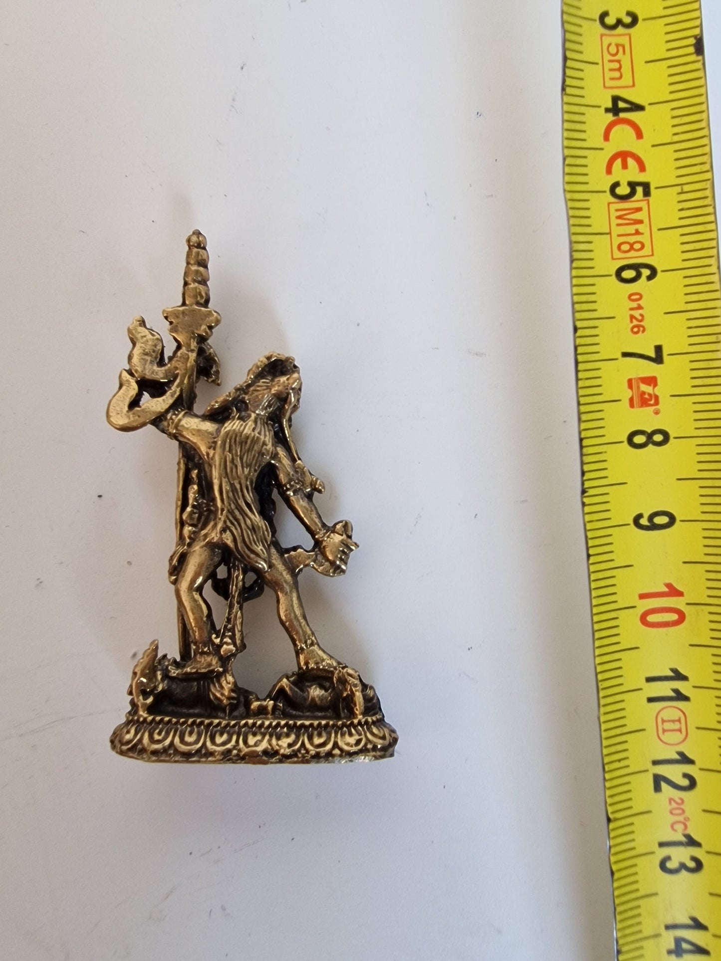 small boeddha buddha figure brass vintage goodluck
