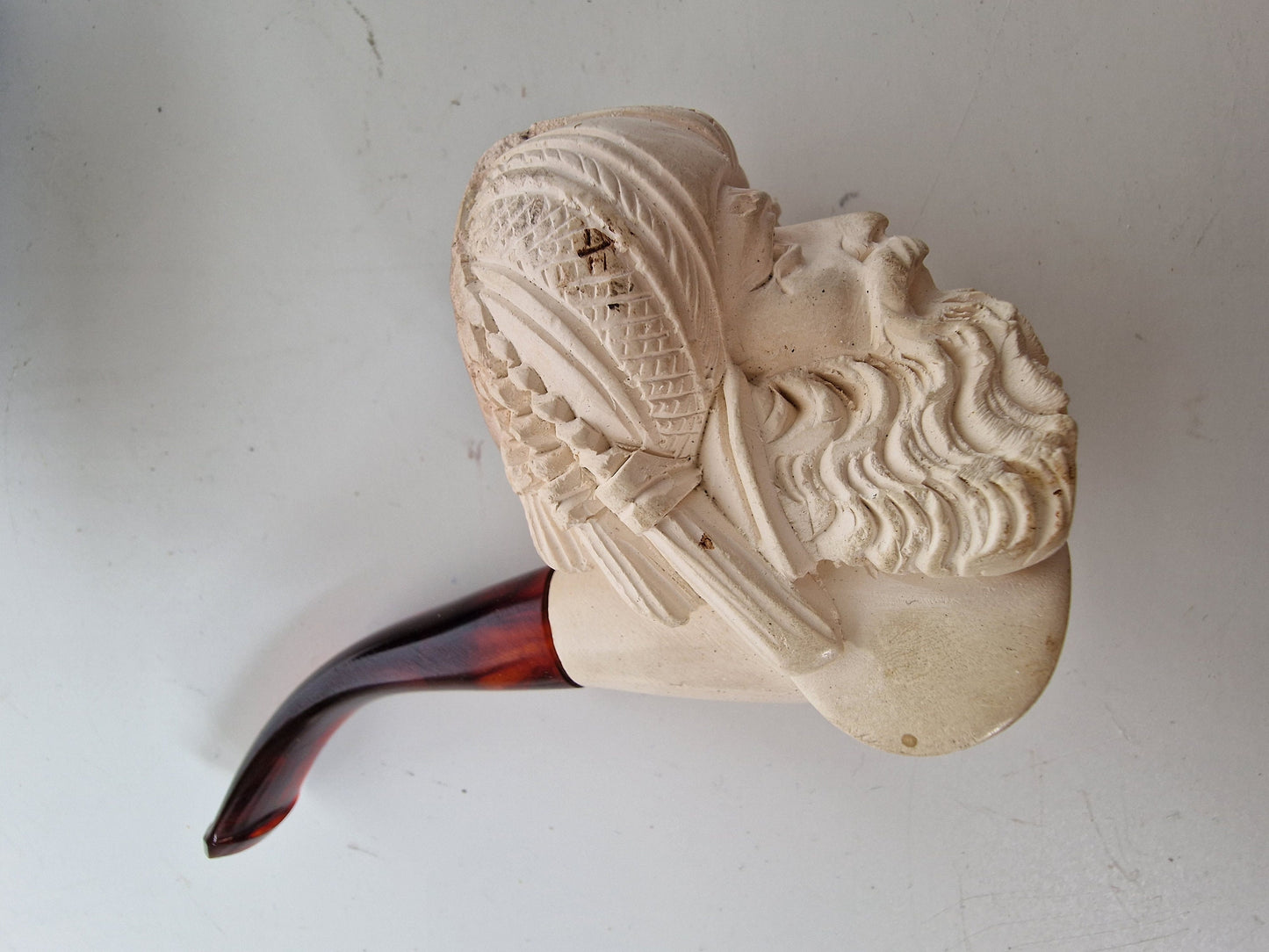 meerschuim pijp in case meerschaum pipe in case, 19th century antique