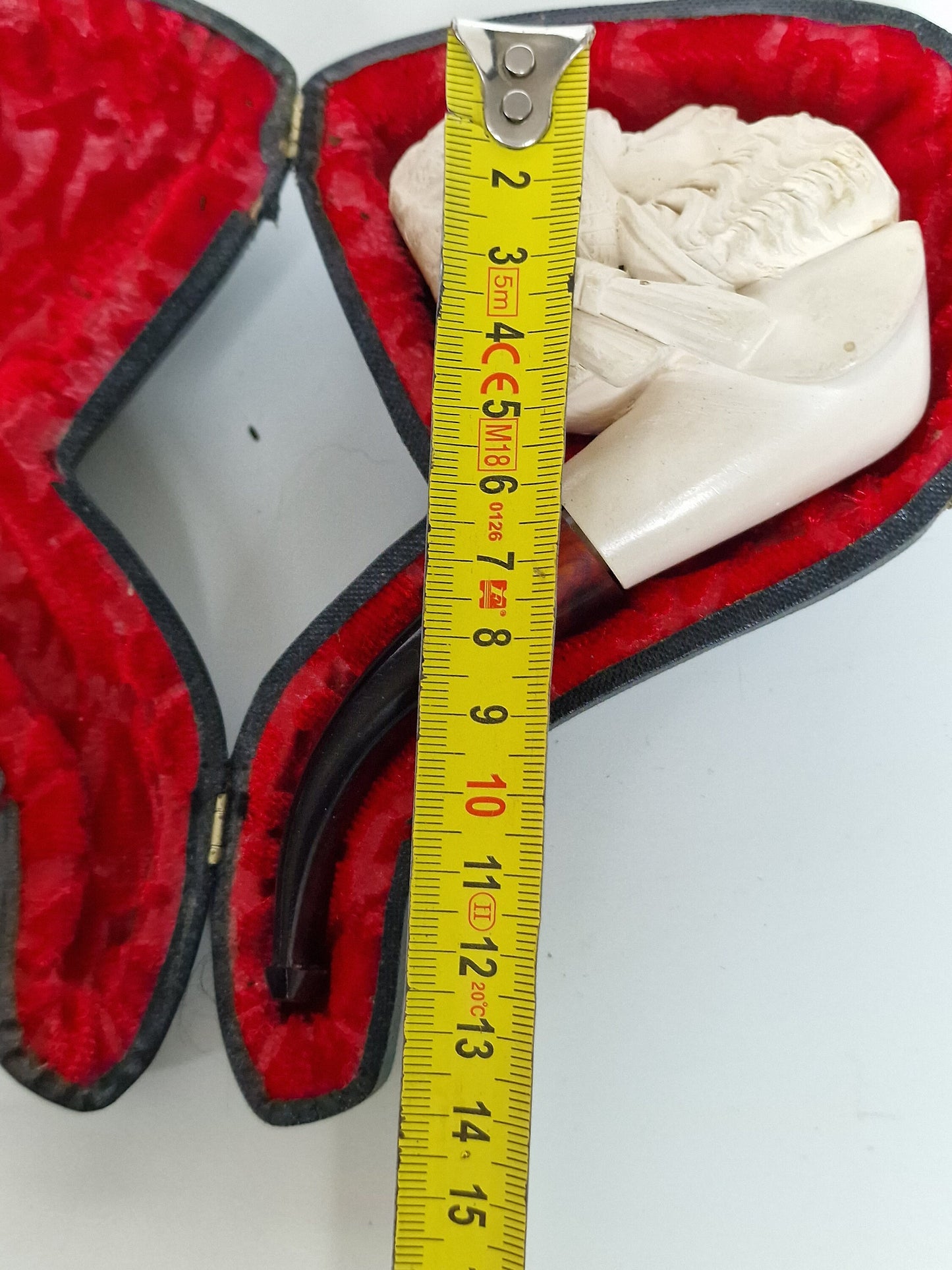 meerschuim pijp in case meerschaum pipe in case, 19th century antique
