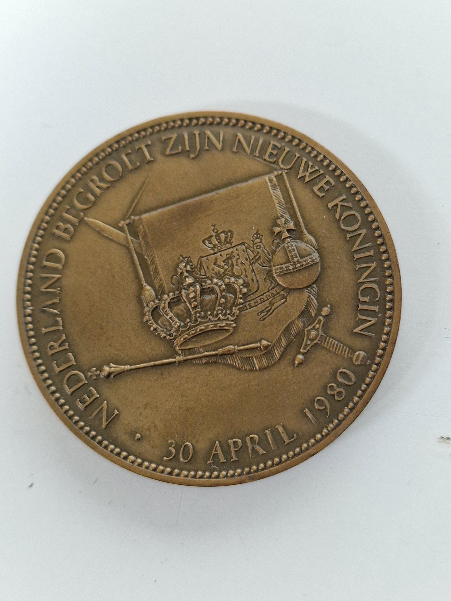 Dutch Queens Bronze Coin Set, Wilhelmina, Juliana, Beatrix