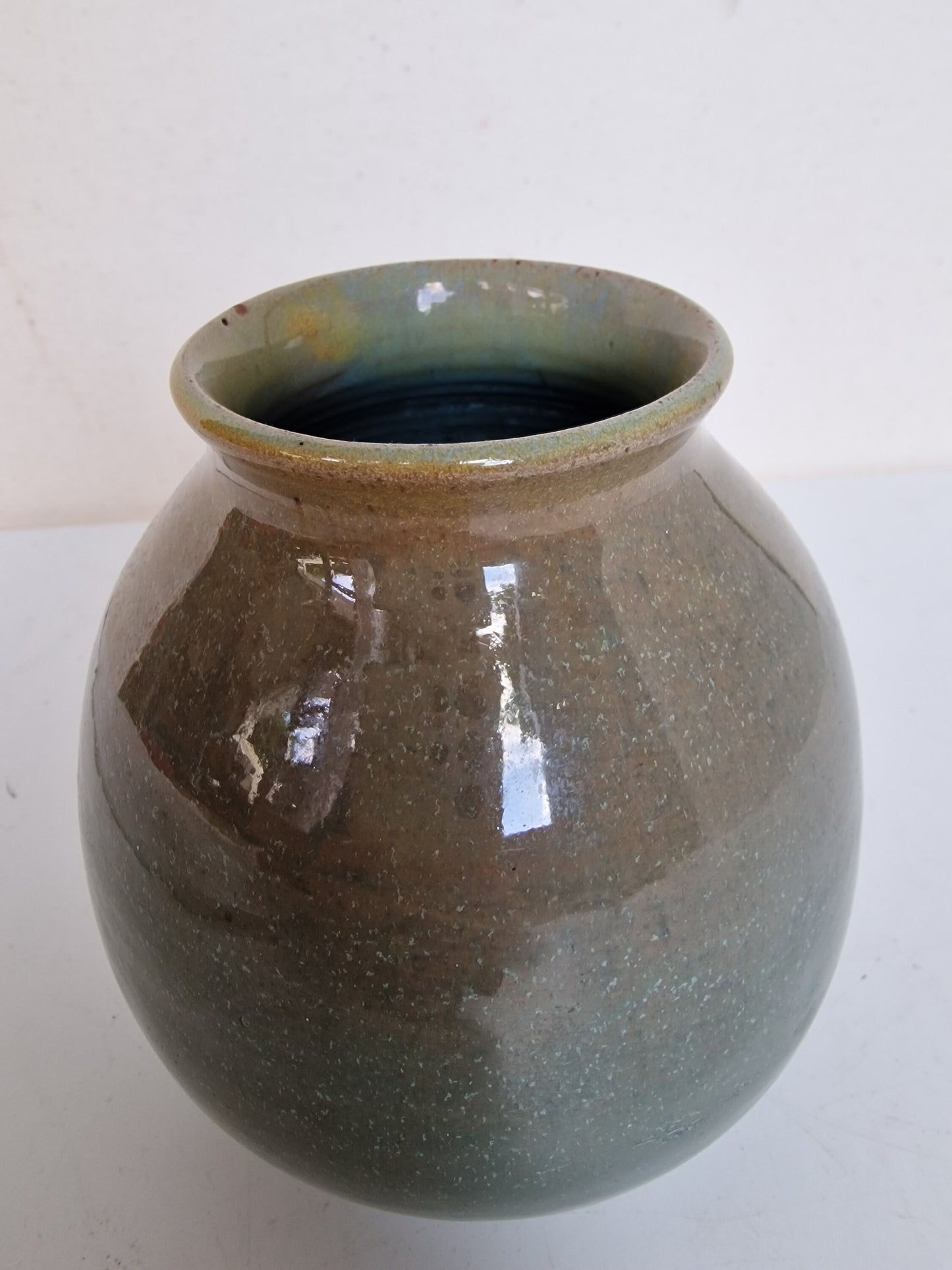 luster glaze art deco Pottery factory Holland, 1920-1930, art nouveau, pot Vase, luster glaze painted mystic colour