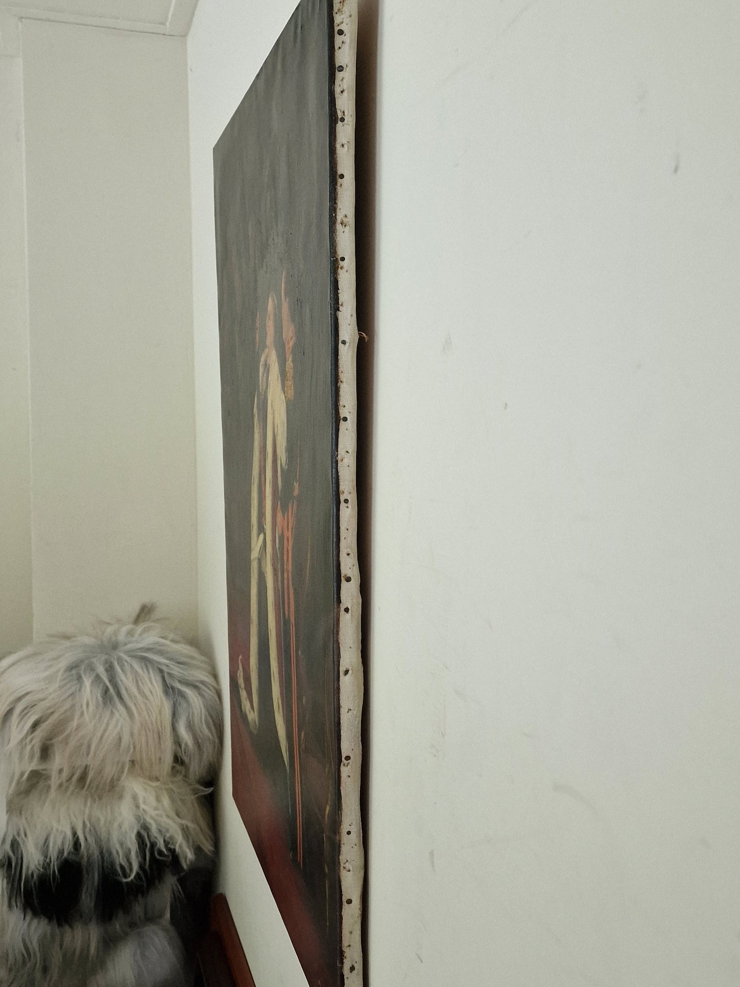 XXL Jurrien M. Beek, Inhuldiging van Juliana, olieverf op doek, 100 x 70 cm. (jurriaan, Juriaen) dutch oil painting realism