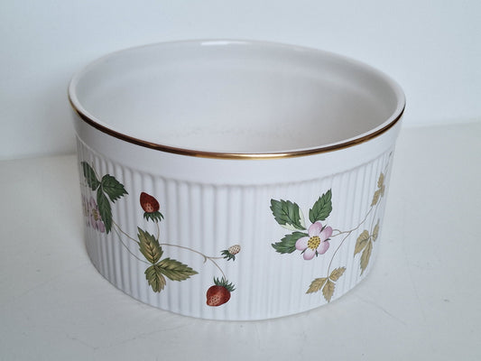 Wedgwood Wild Strawberry Basket, Gilded Edge Bowl, UK