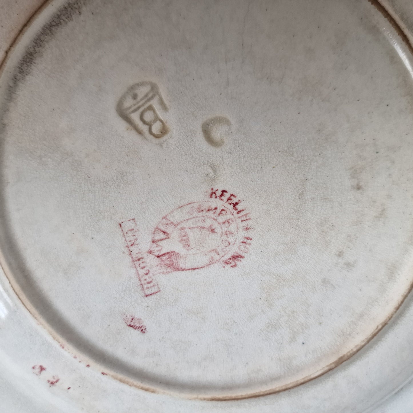 Antique Scottish Transferware Bowl, J & MP Bell Keelin Hong, 1890