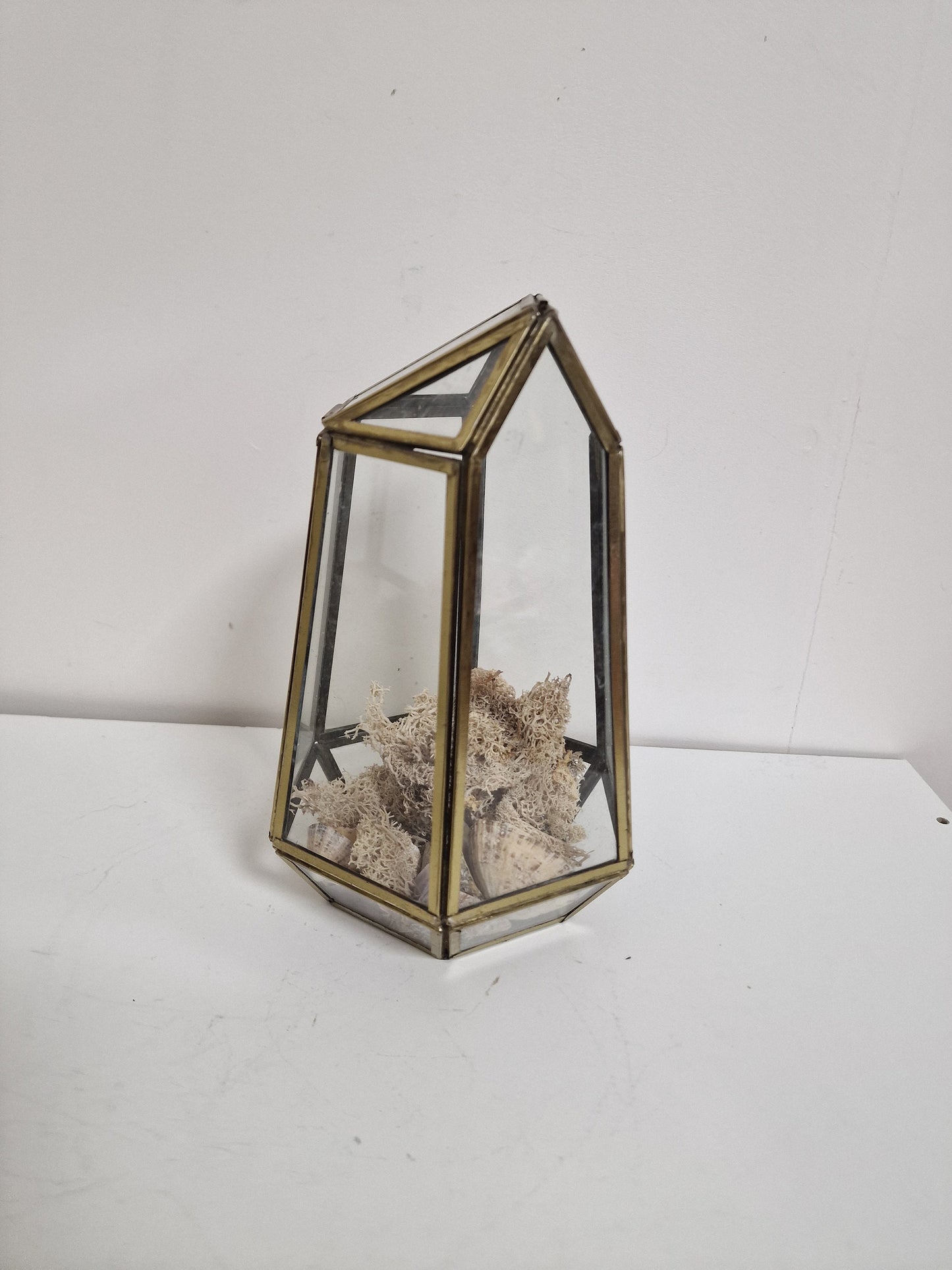Kleine  antieke franse vitrinekastje, small display sier kastje