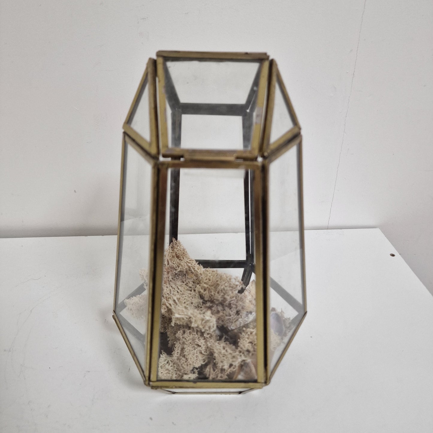 Kleine  antieke franse vitrinekastje, small display sier kastje