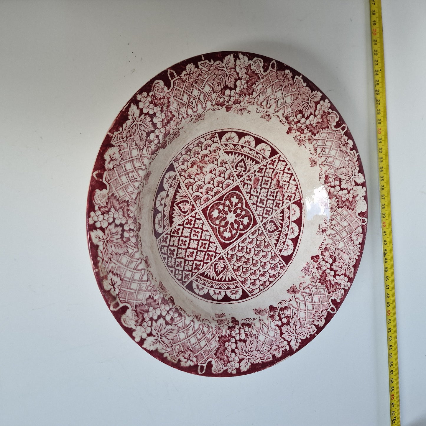 Antique Chinoiserie Transferware Plate, J & MP Bell, 1890