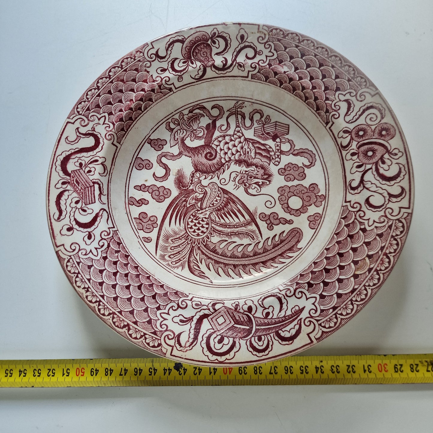 Antique Scottish Transferware Bowl, J & MP Bell Keelin Hong, 1890