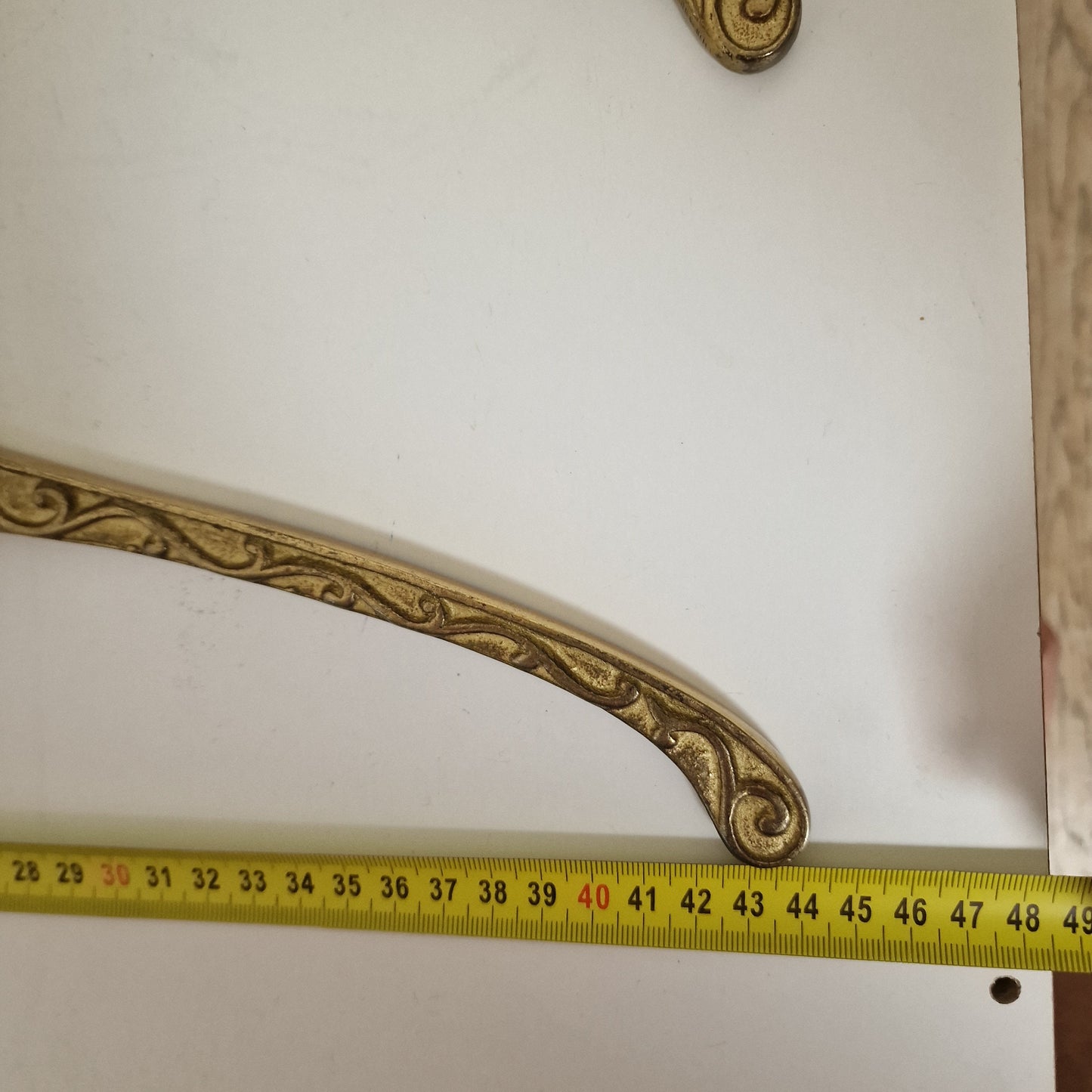 Luxury Brass Coat Hangers, Regency Fleur Design (Set of 3)