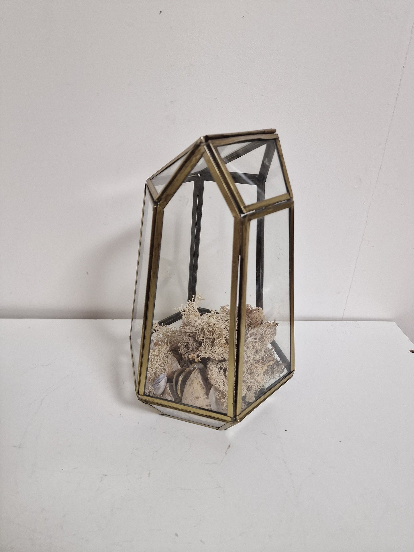 Kleine  antieke franse vitrinekastje, small display sier kastje