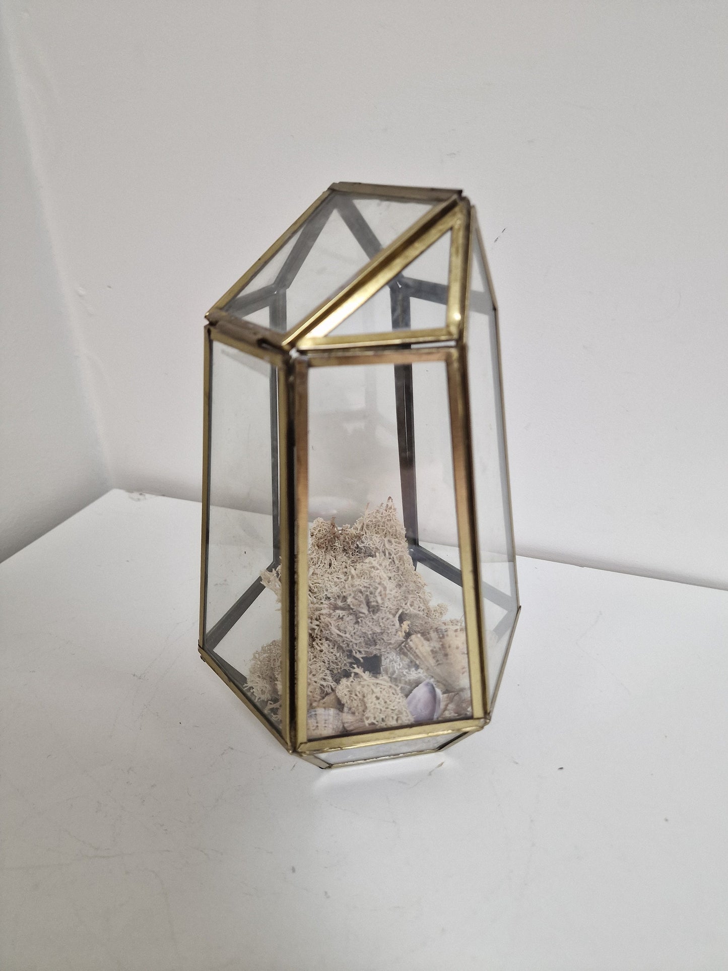 Kleine  antieke franse vitrinekastje, small display sier kastje