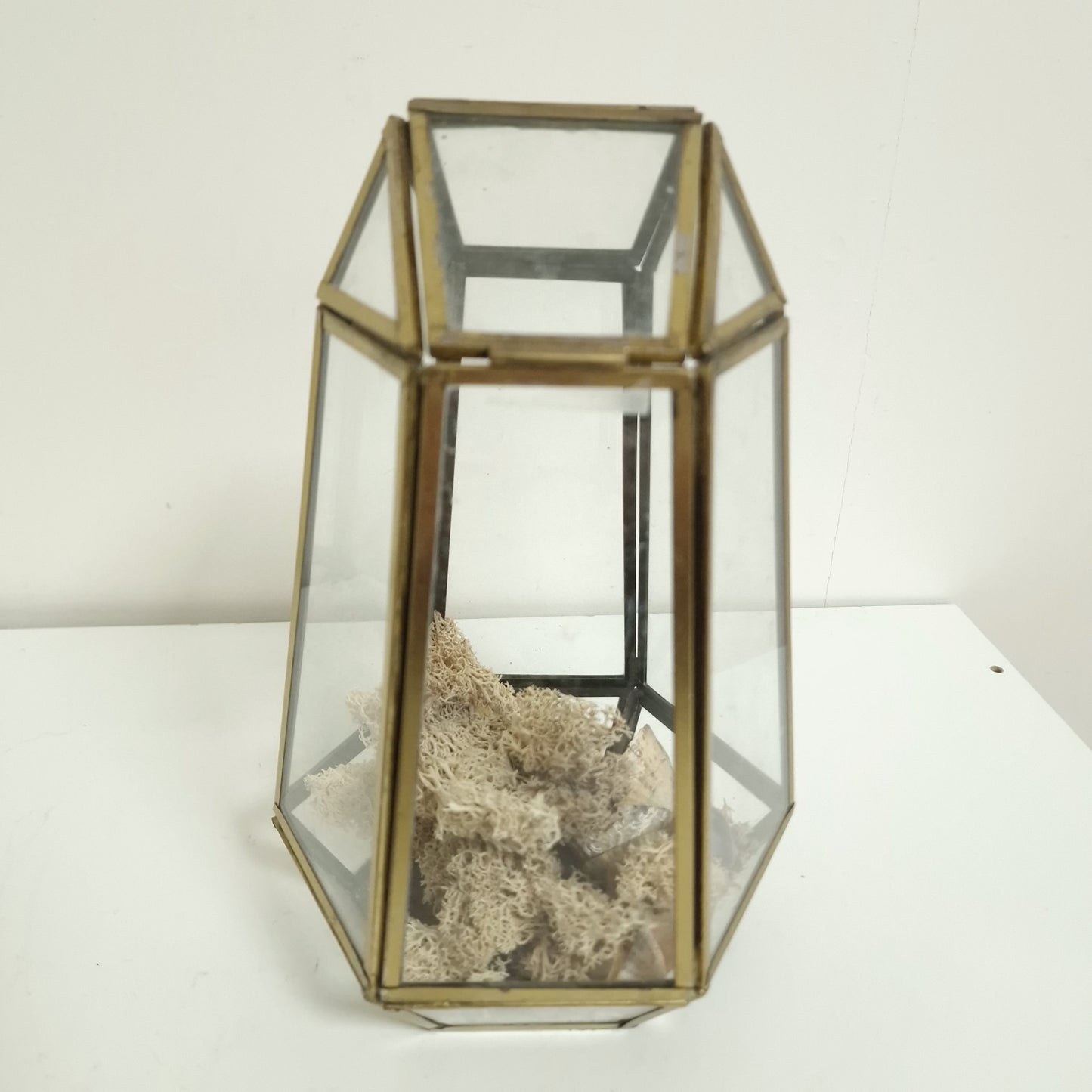 Kleine  antieke franse vitrinekastje, small display sier kastje